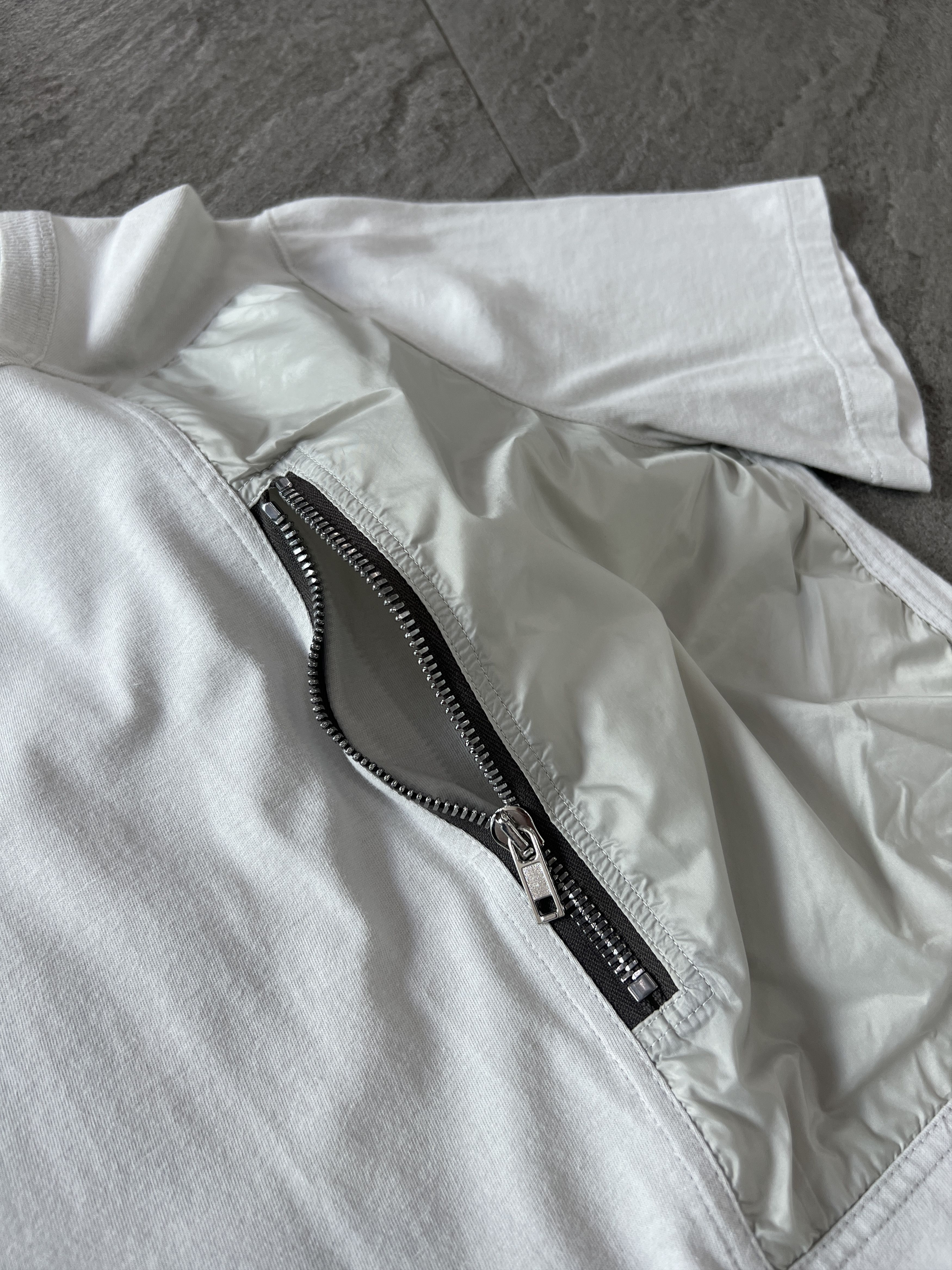 Rick Owens Rick Owens Zip Pocket Tee Milk White Medium Size US M / EU 48-50 / 2 - 4 Thumbnail