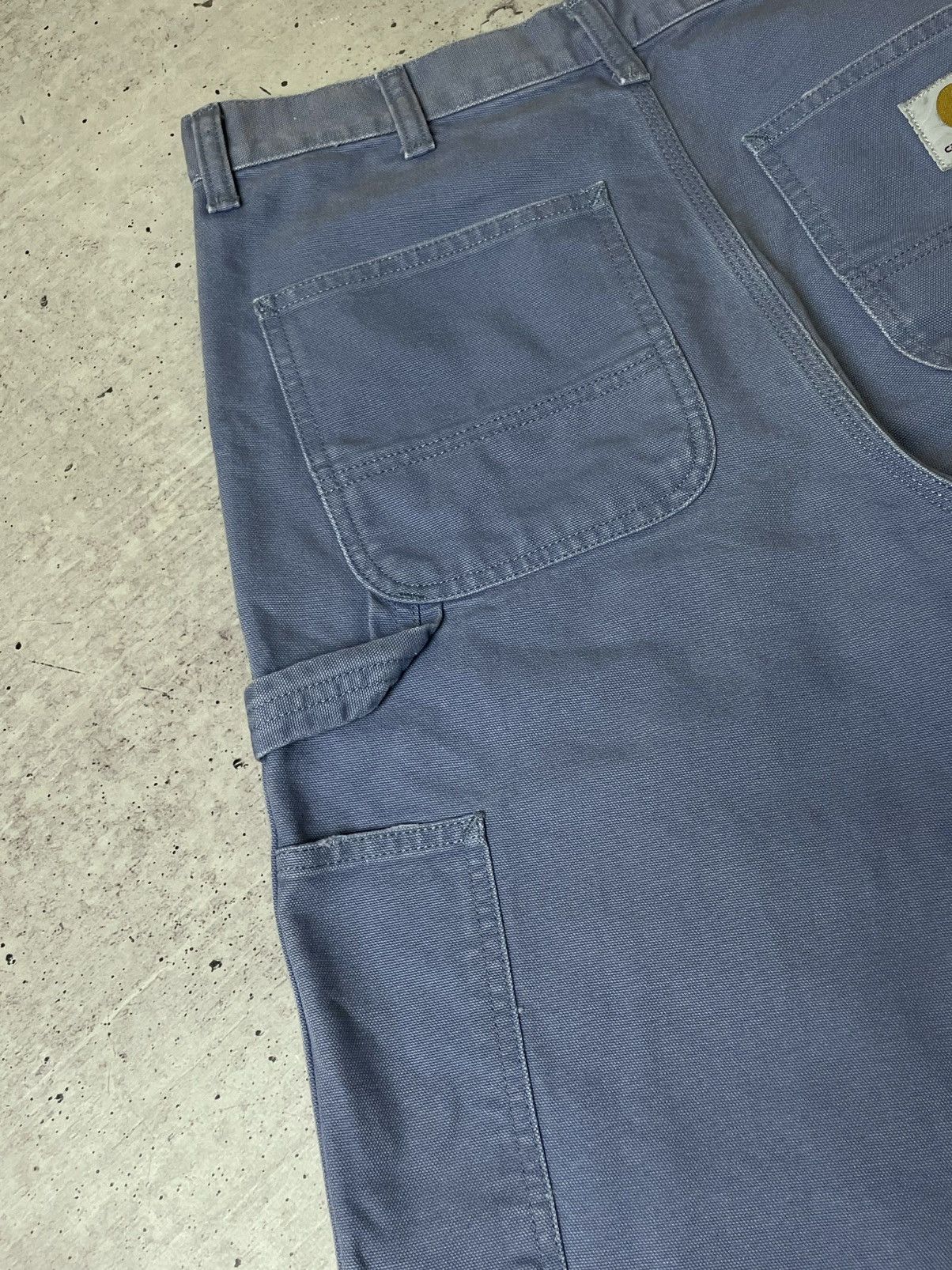 Carhartt Vintage Carhartt Carpenter Pants Dungaree Fit Work Blue Size US 28 / EU 44 - 3 Thumbnail