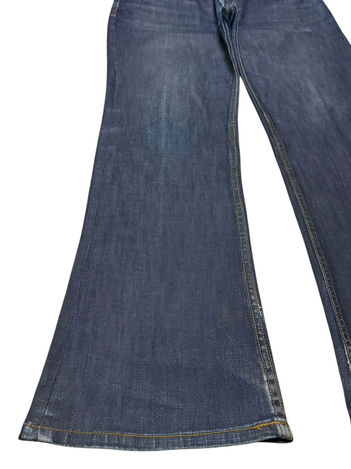 Japanese Brand × Tornado Mart Vintage Japanese Brand Mud Wash Distressed Rip Flare Jean Size US 34 / EU 50 - 6 Thumbnail