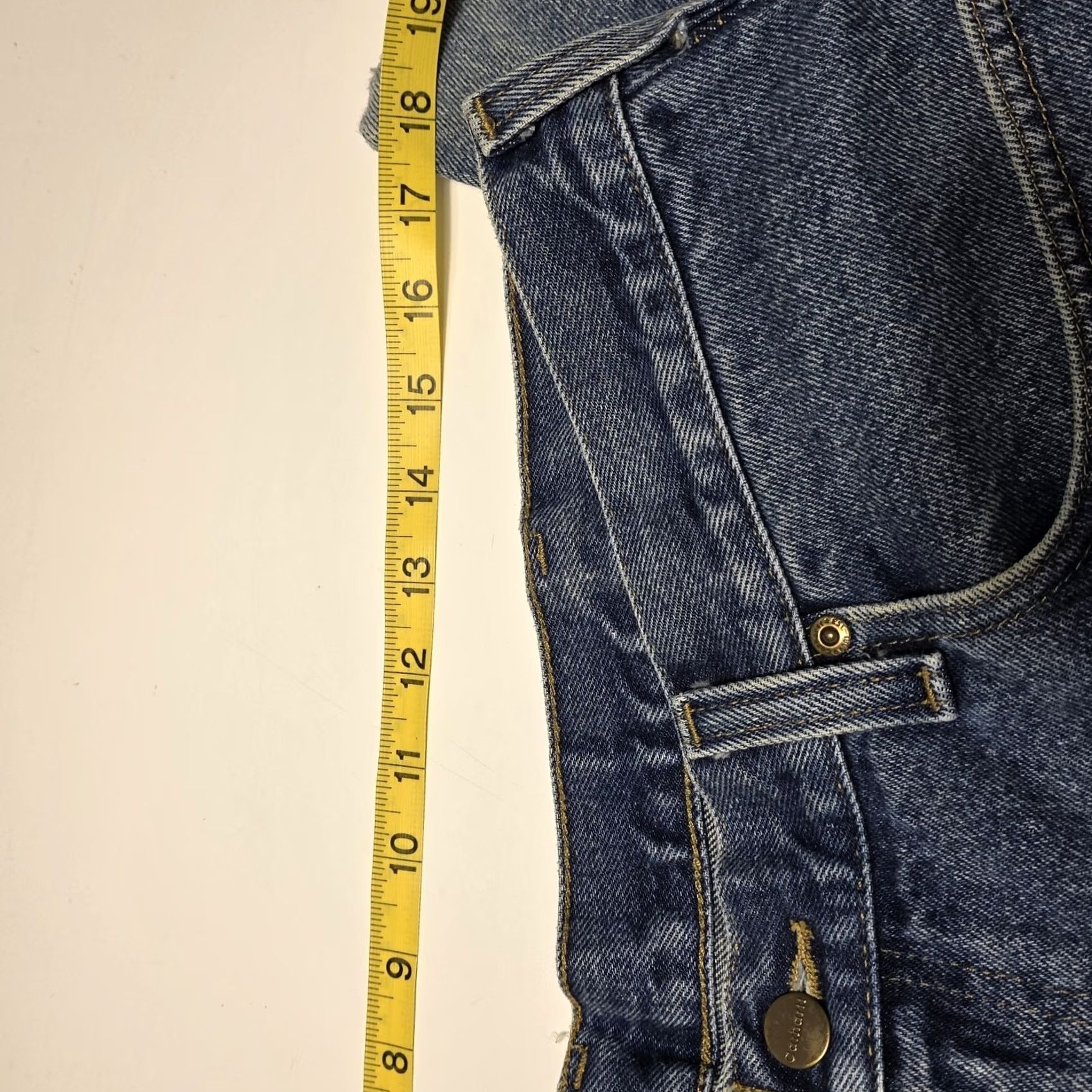 Carhartt Carhartt Jeans Mens 40x30 B460 DVB Blue Relaxed Fit Straight Leg Cotton Denim Size US 40 / EU 56 - 6 Thumbnail