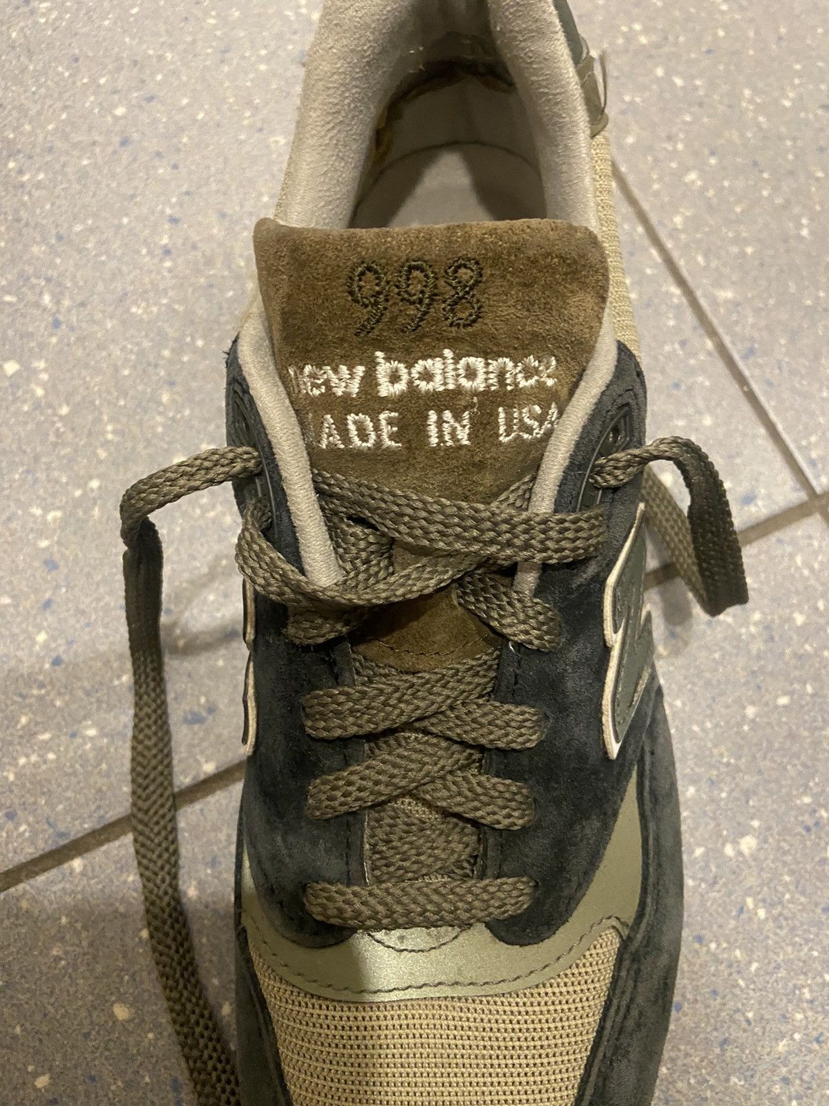 New Balance New Balance 998 made in USA Khaki/Navy Size US 8.5 / EU 41-42 - 4 Thumbnail