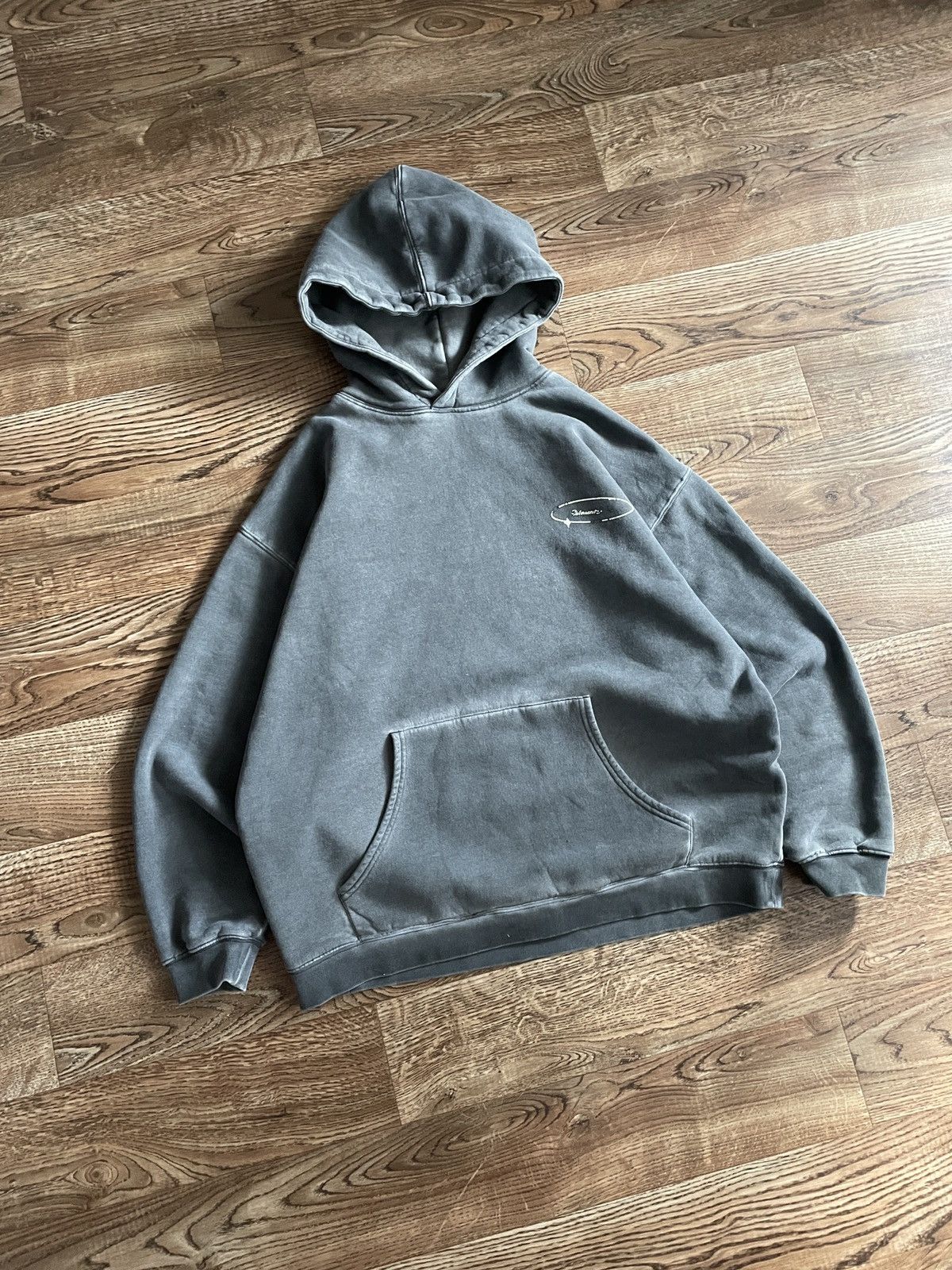 Other Vintage Streetwear Archival Avant Garde Stone Washed Hoodie Size US M / EU 48-50 / 2 - 2 Thumbnail