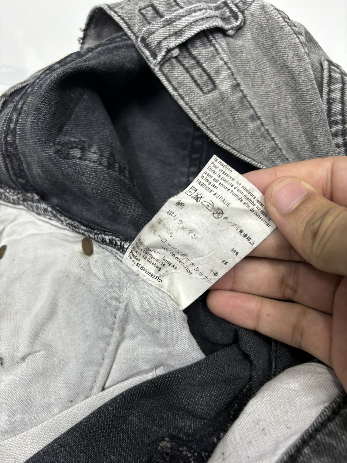 Nudie Jeans NUDIE JEANS BOOTCUT FOGGY BLACK FLARE DENIM Size 32" / US 10 / IT 46 - 14 Thumbnail