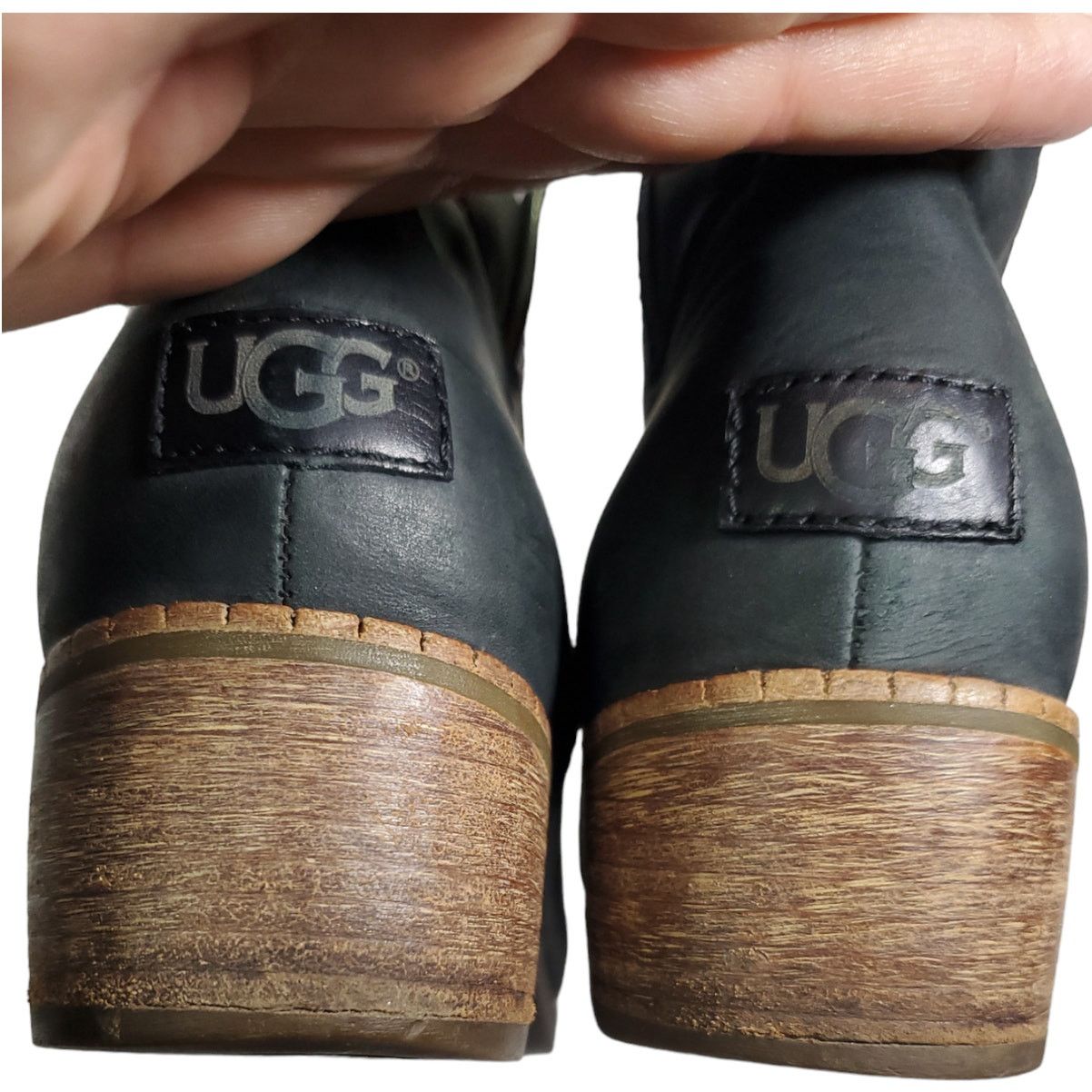 Ugg UGG | Slip on Darling Ankle Boots in Black/Grey| Size 9 Size US 9 / IT 39 - 6 Thumbnail