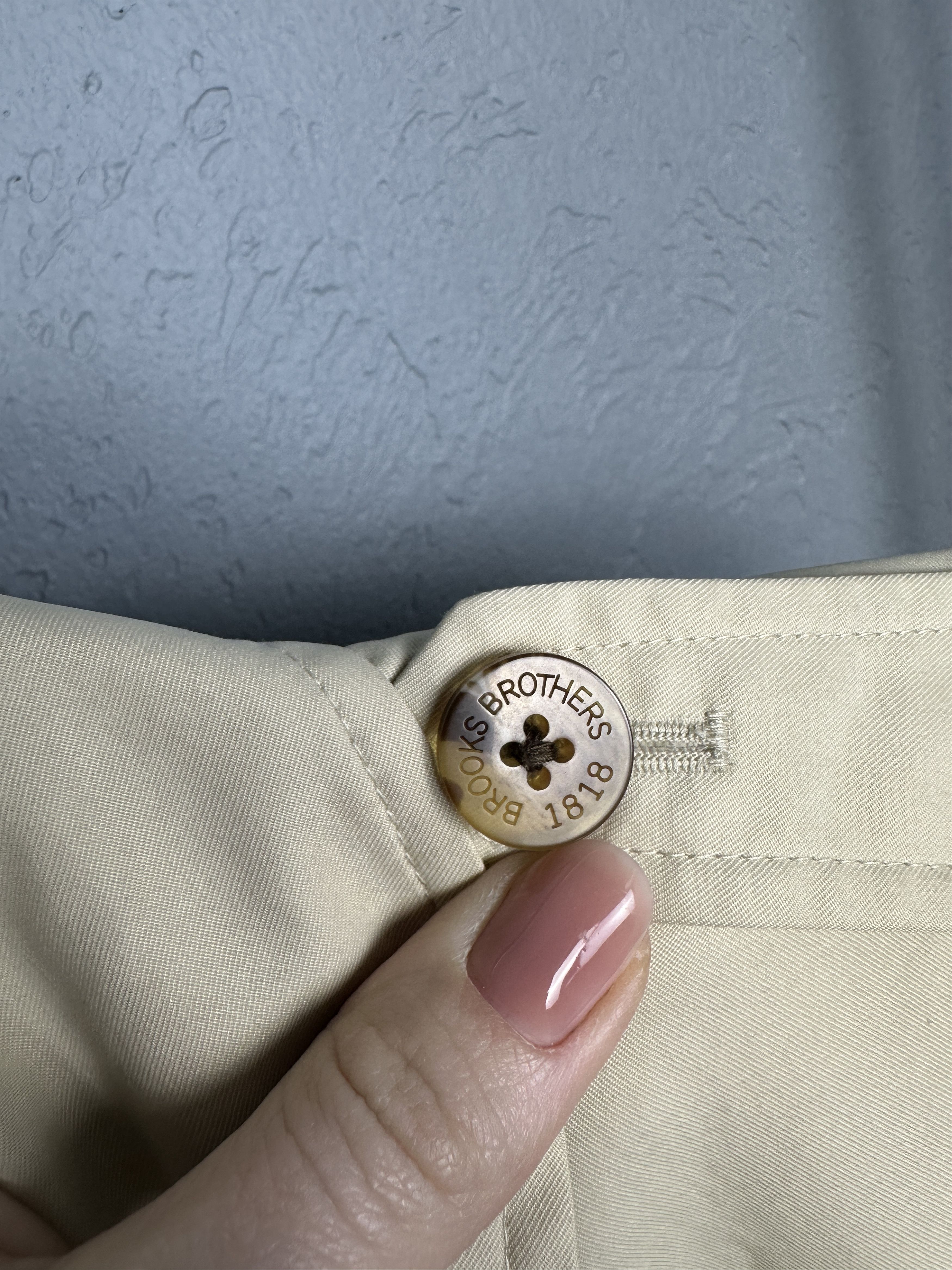 Brooks Brothers Brooks Brothers Mens Nylon-Cotton Trench Coat Jacket Size US M / EU 48-50 / 2 - 8 Thumbnail