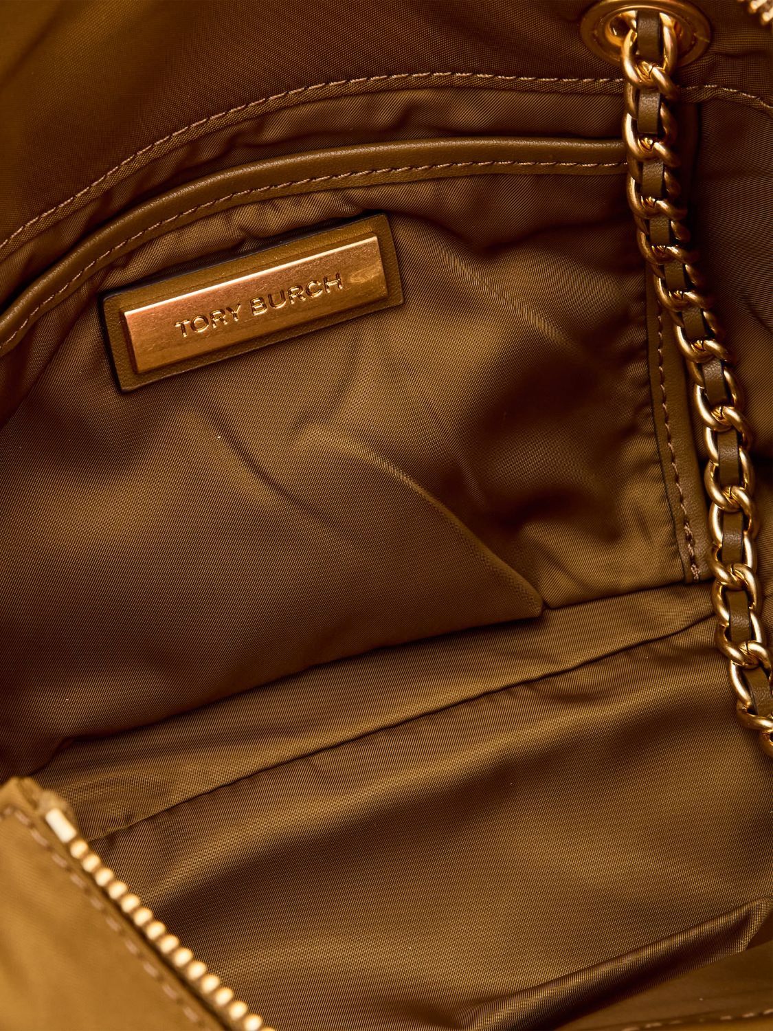 Tory Burch o1s22i1n1024 Size: OS / Small Ella Shoulder Bag in Khaki Size ONE SIZE - 4 Thumbnail