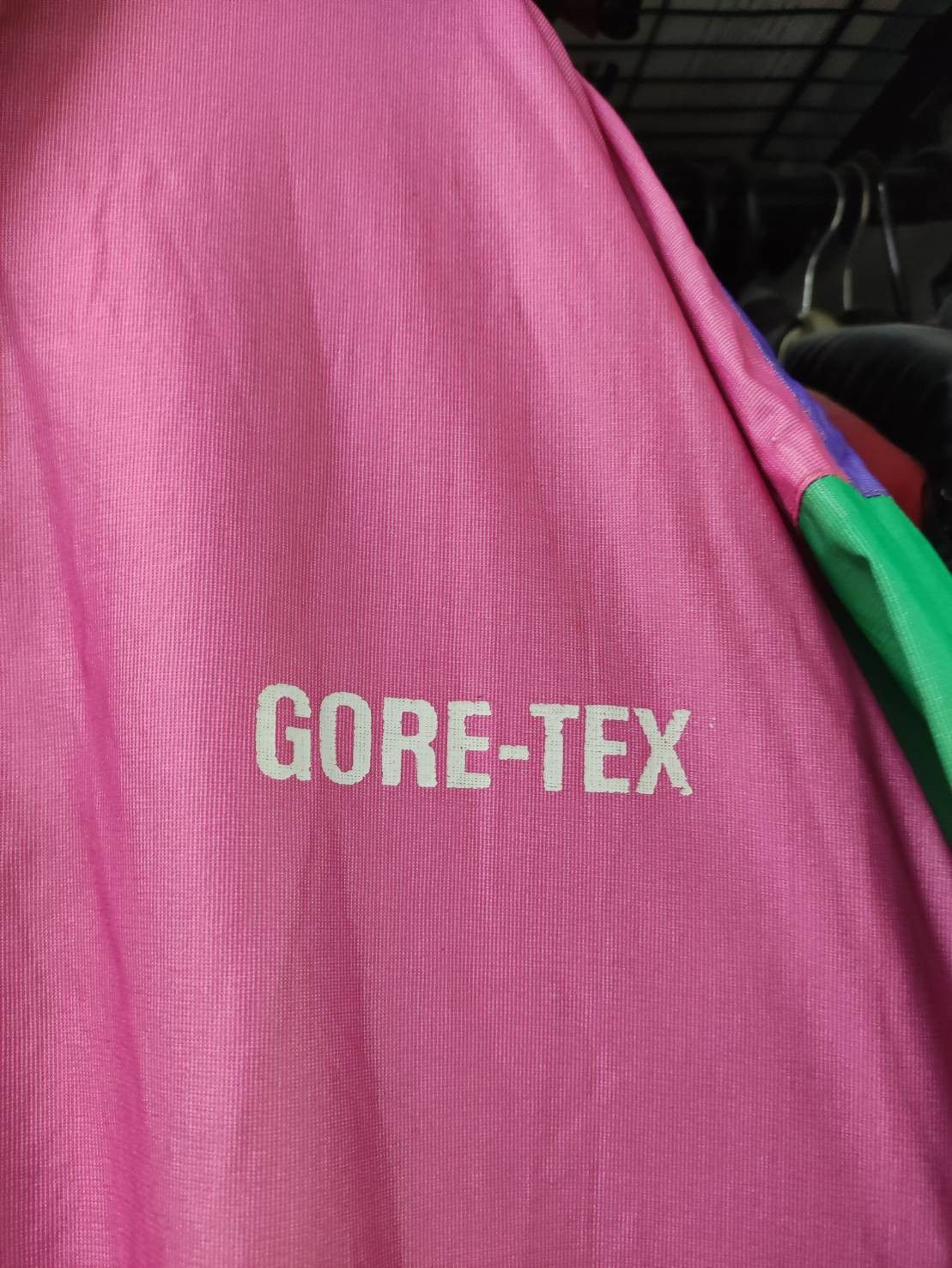 Goretex Vtg 90's Gore-Tex Multicolor Hoodie Jacket Size US XL / EU 56 / 4 - 5 Thumbnail