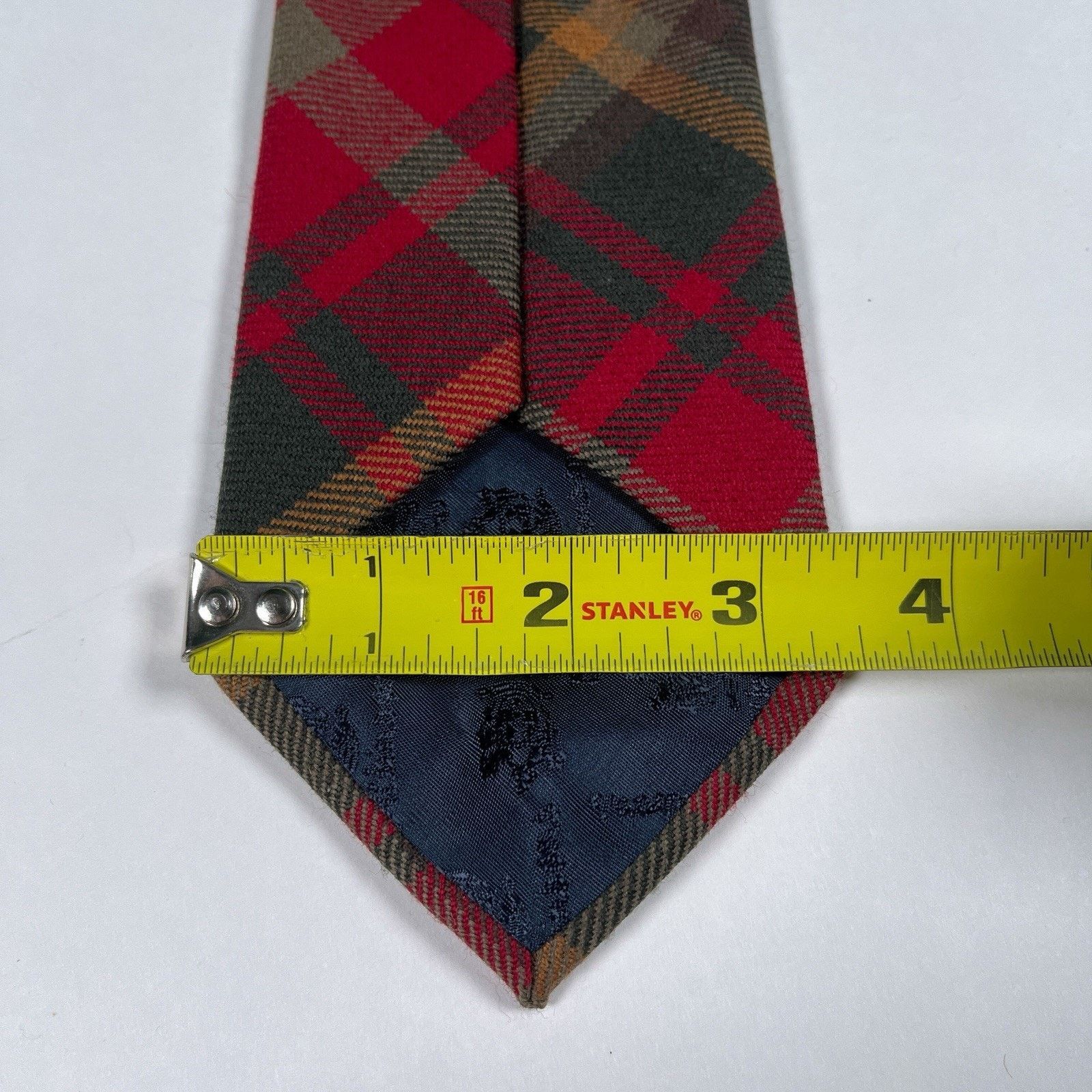 Other Atkinsons Made in Ireland 100% Wool Plaid Necktie Tie Size ONE SIZE - 2 Thumbnail