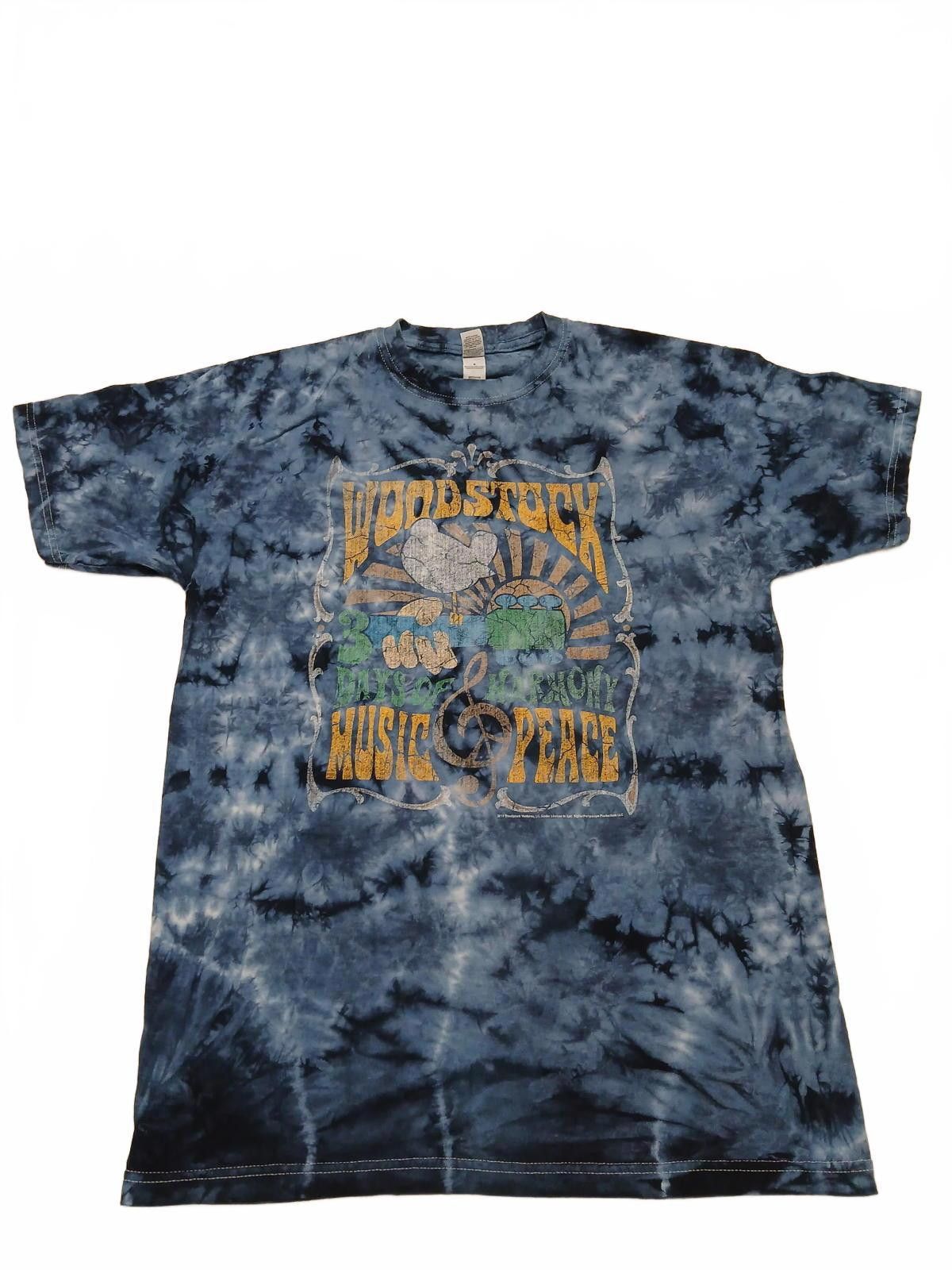 Other M&O Gold Unisex Sz M Blue Woodstock T-Shirt Music & Peace Size US M / EU 48-50 / 2 - 1 Thumbnail