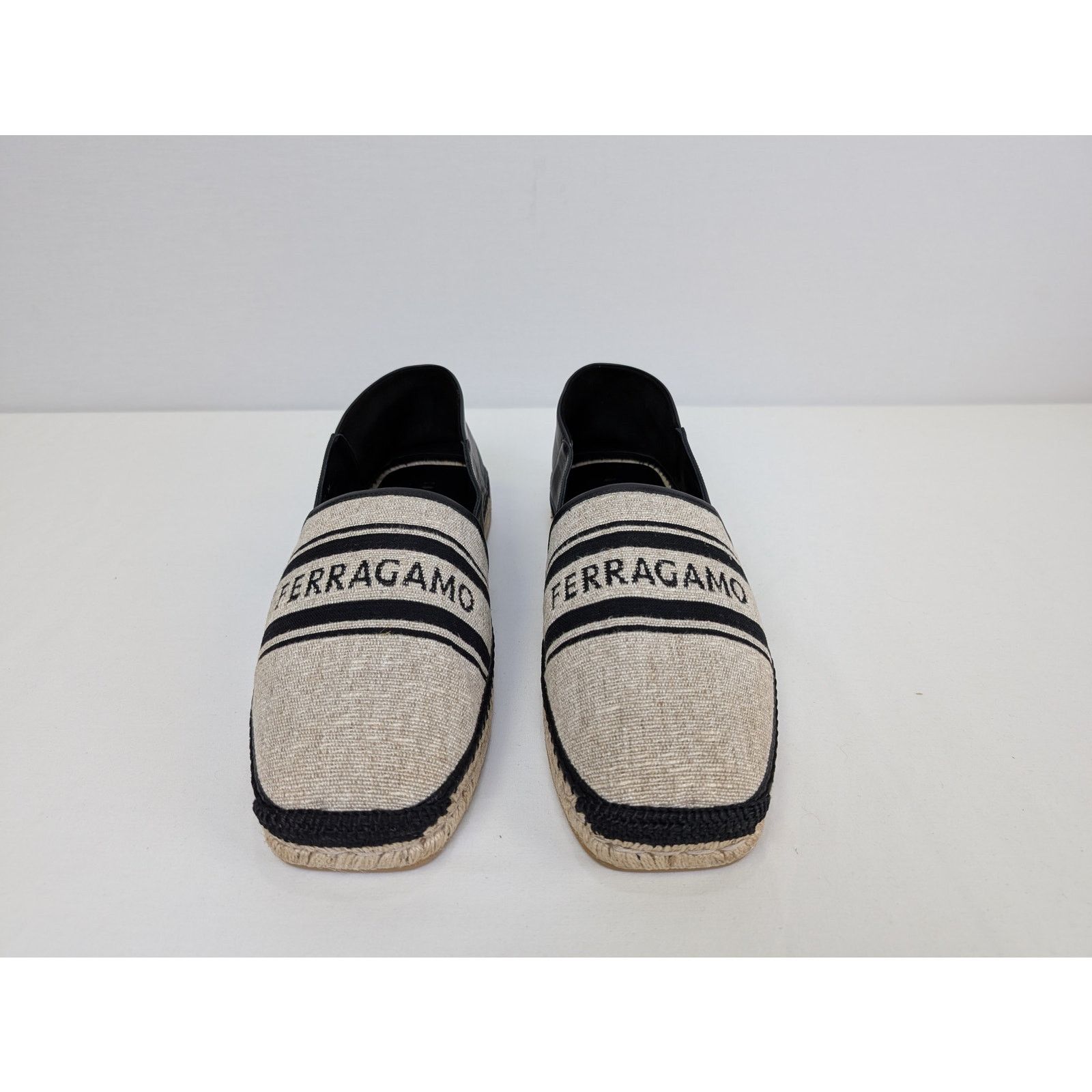 Salvatore Ferragamo o1rshd1 Jacquard canvas espadrilles shoe in multicolor Size US 12 / EU 45 - 9 Thumbnail