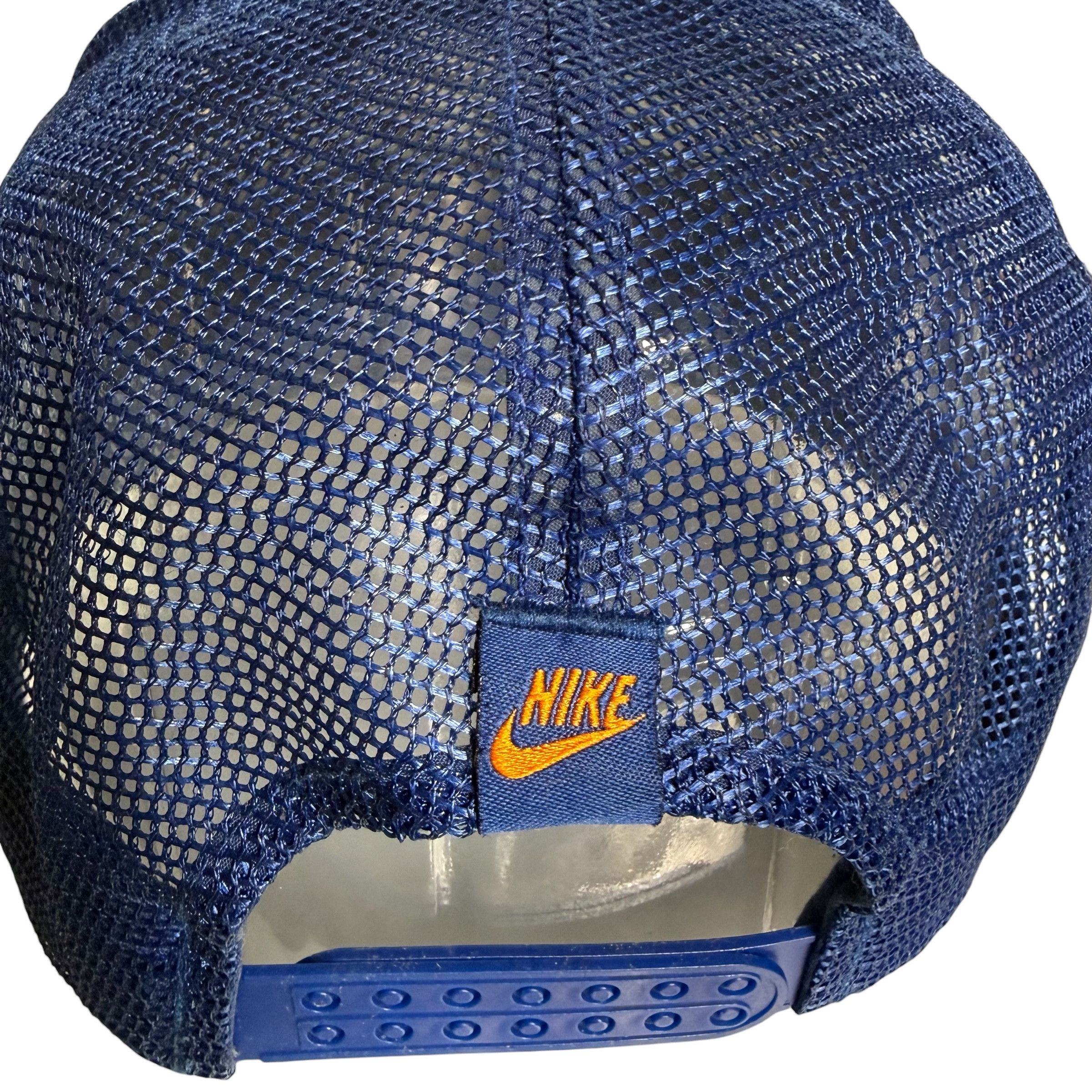 Nike 🔥RARE🔥Vintage Nike Swoosh Trucker Hat Cap Size ONE SIZE - 9 Thumbnail