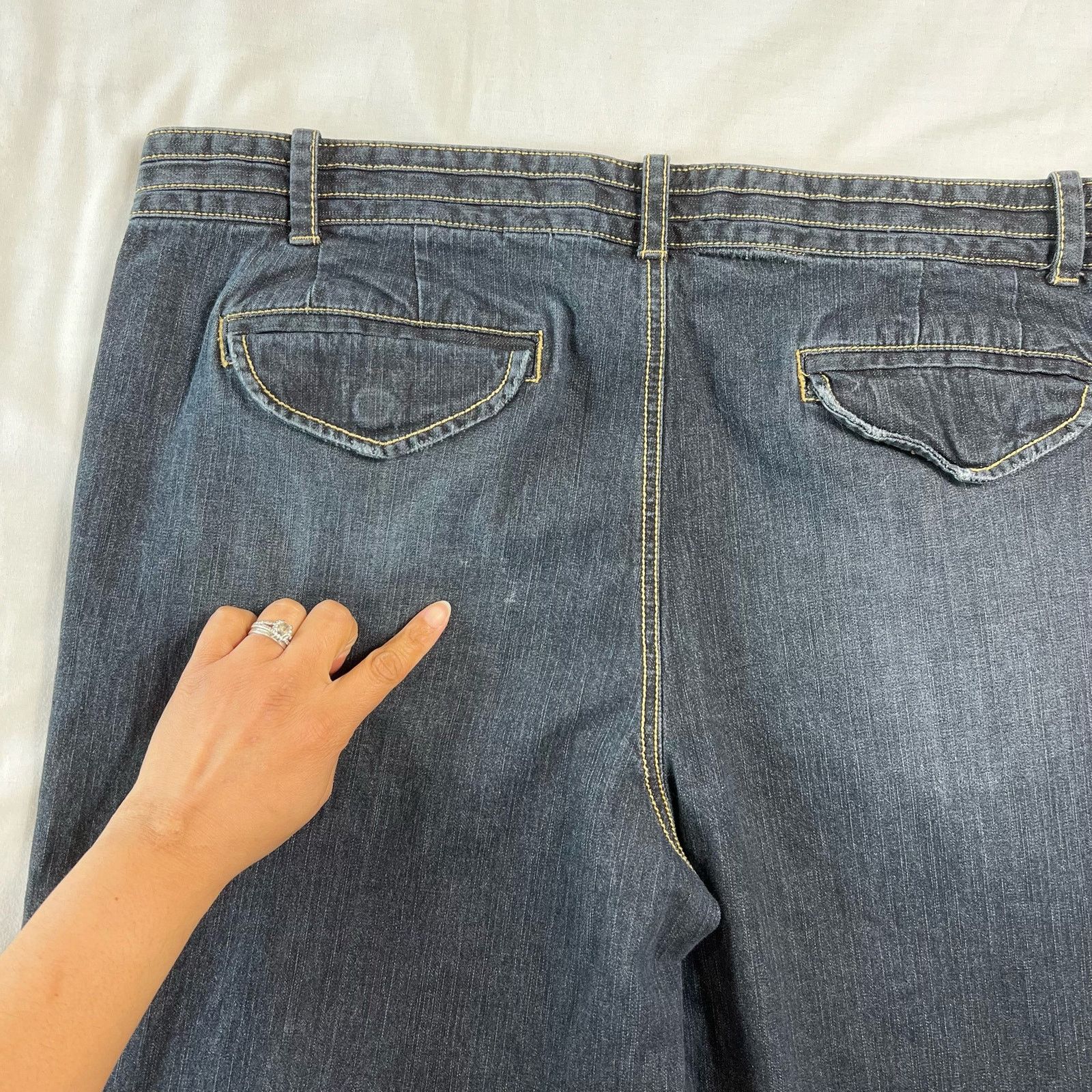 Route 66 VTG Route 66 Jeans Juniors 14/15 Wide Leg Y2K Skater Size 36" / US 14 / IT 50 - 10 Thumbnail