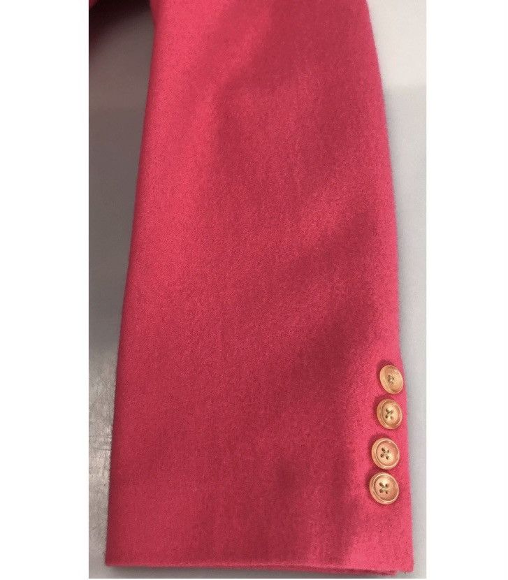 Yohji Yamamoto YYPH 🇯🇵 Pink Wool Yuzen Dyed Wolf Reversible Chester coat 3 Size US L / EU 52-54 / 3 - 21 Thumbnail