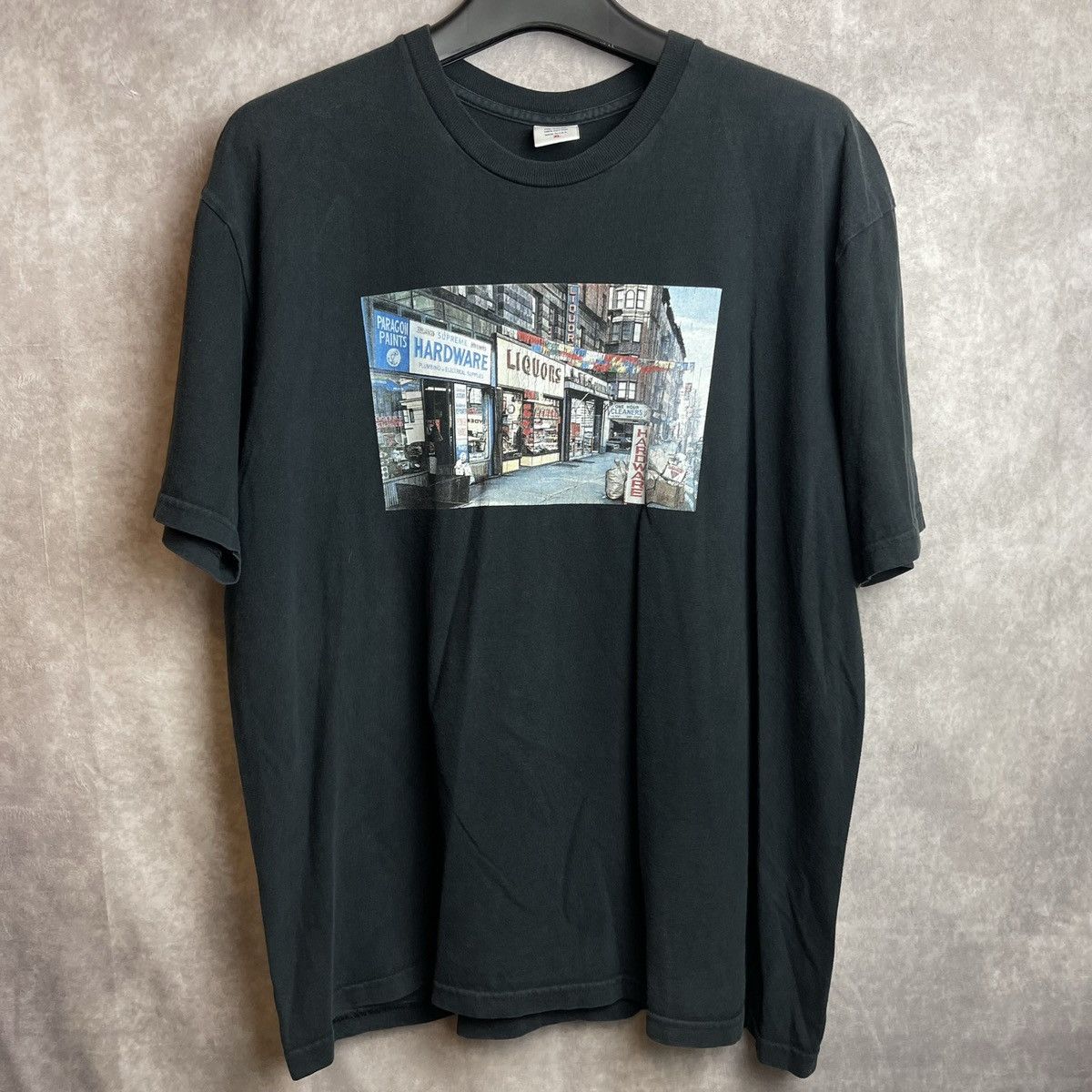 Supreme Hardware Black Graphic Tee SS18 Sz XL Skateboarding