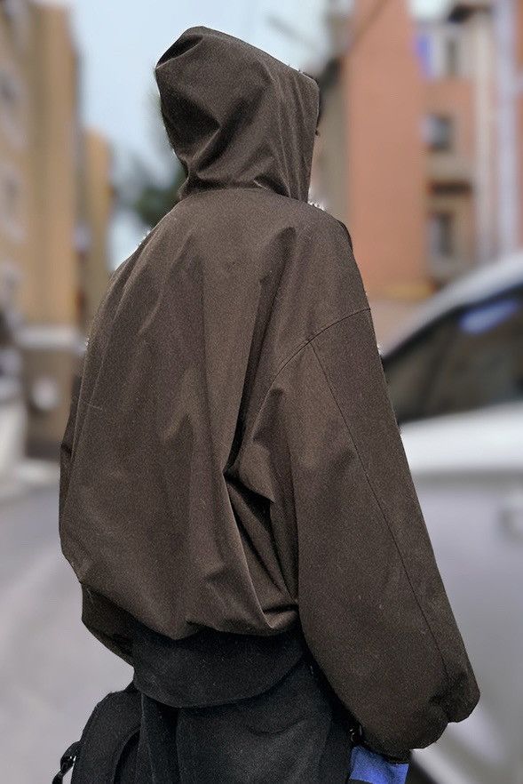 Japanese Brand × Vintage Avant garde retro oversized chunky hooded zip jacket Size US M / EU 48-50 / 2 - 2 Thumbnail