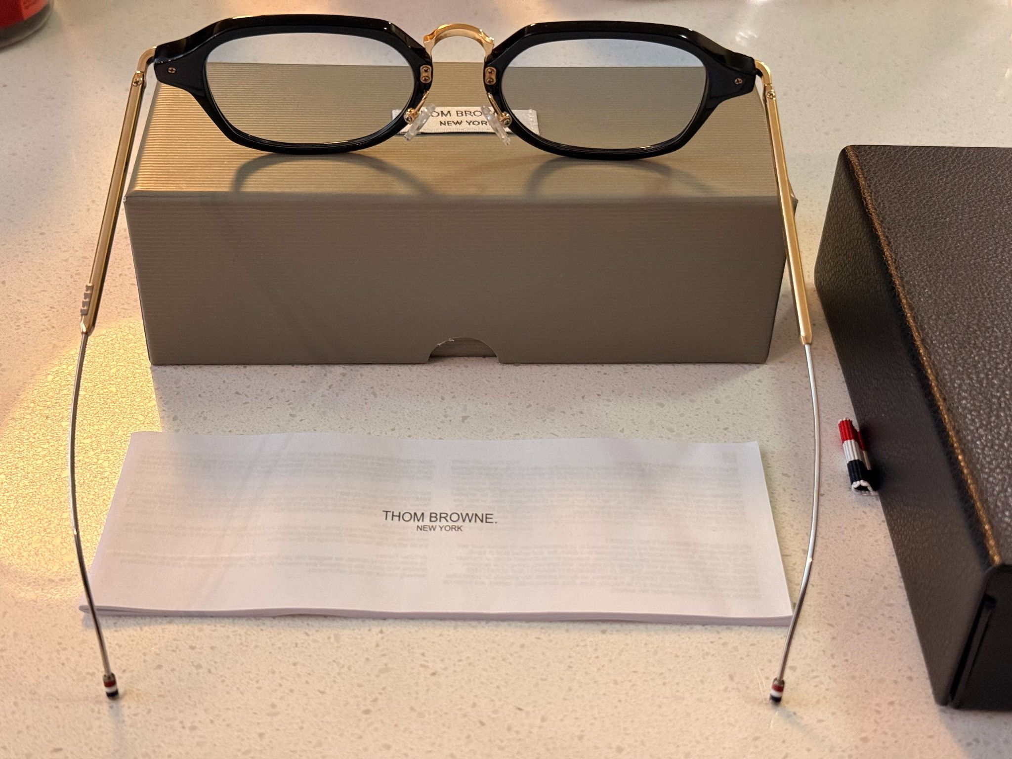 Thom Browne Thom Browne TB-423 Glasses Zeiss 30% Blue BNWT Size ONE SIZE - 3 Thumbnail