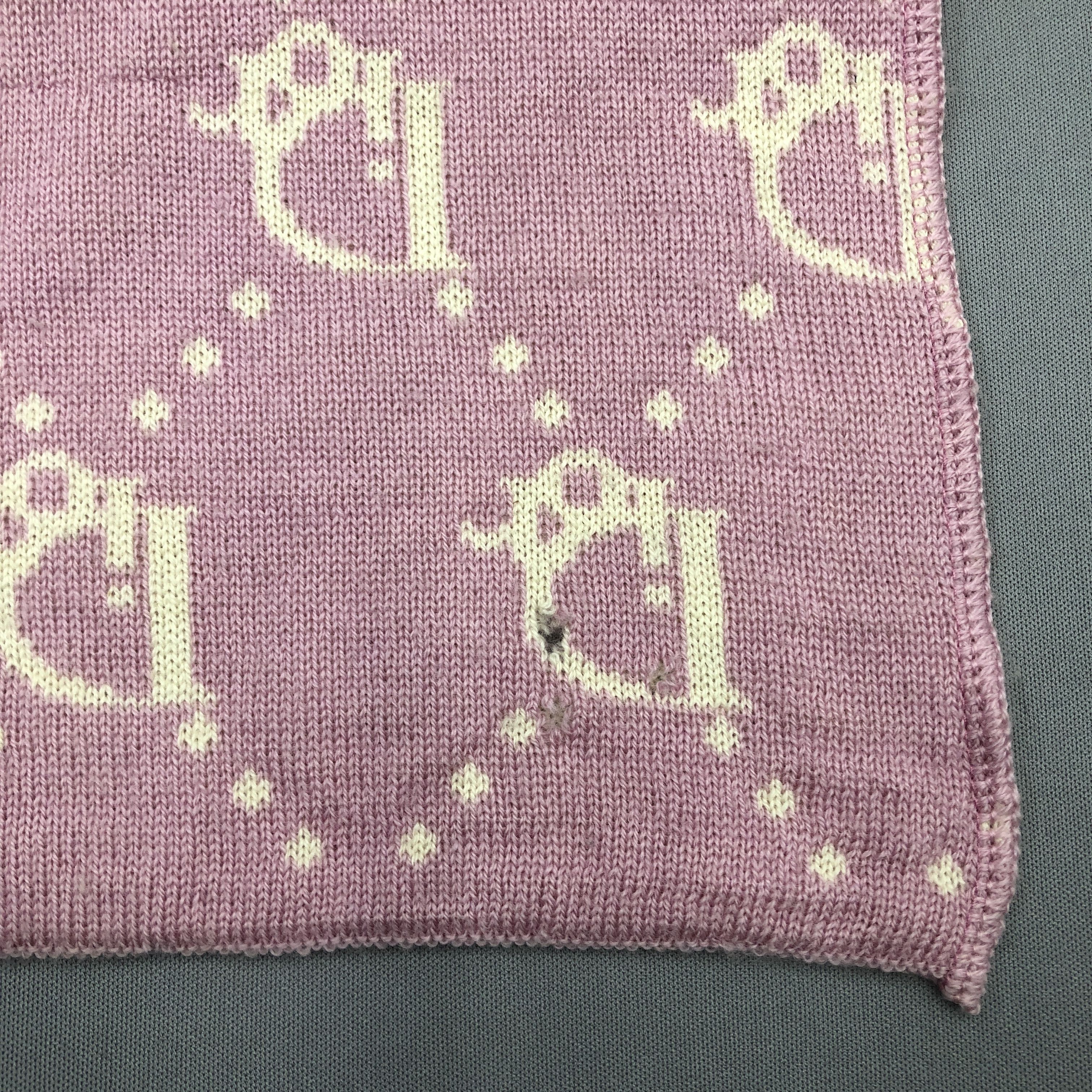 Christian Dior Monsieur × Vintage Vintage Christian Dior Trotter Scarf Muffler Wool Scarves Size ONE SIZE - 5 Thumbnail