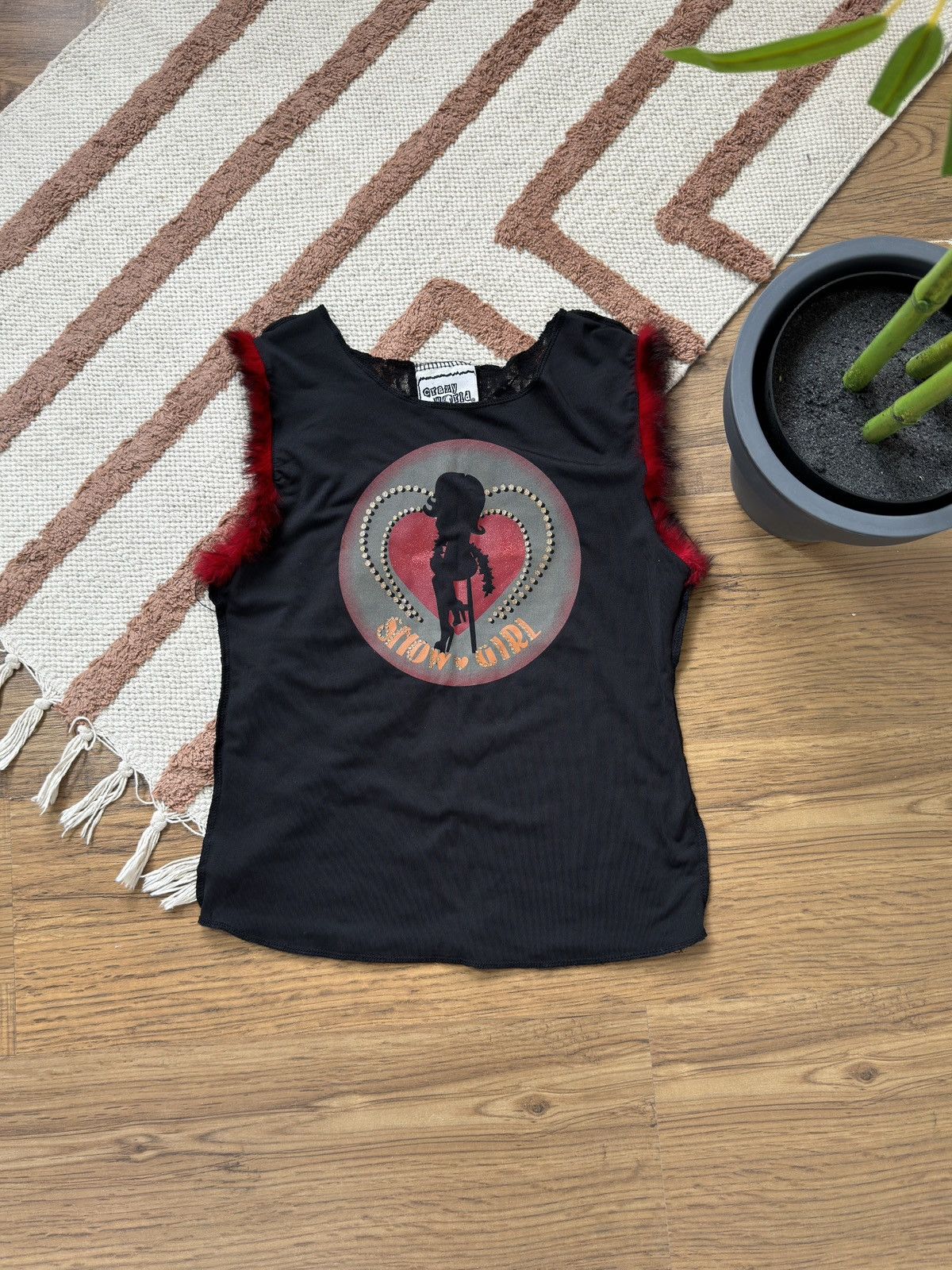 Vintage VINTAGE AVANT GARDE SHOW GIRL Y2K TANK TOP Size S / US 4 / IT 40 - 1 Thumbnail