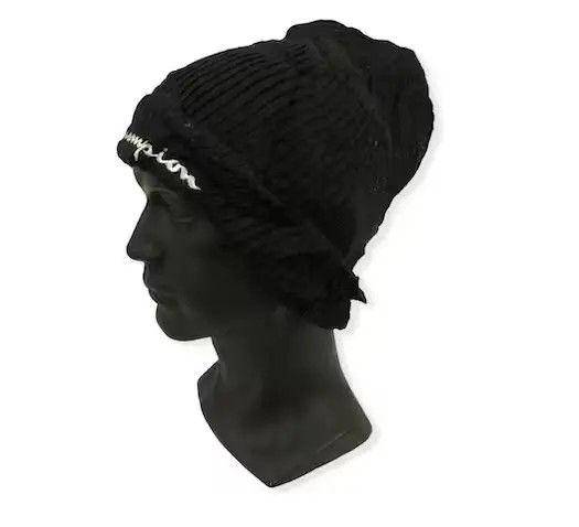 Champion Vintage Champion Spell Out Beanie Hat Size ONE SIZE - 2 Thumbnail