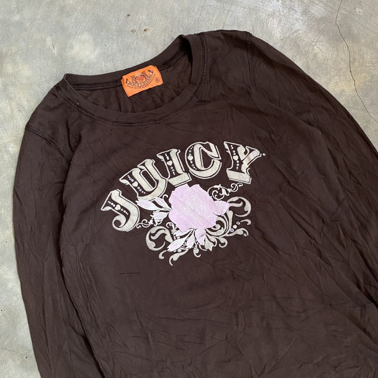 Vintage Y2K Juicy Couture Long Sleeve Shirt Size M / US 6-8 / IT 42-44 - 2 Thumbnail