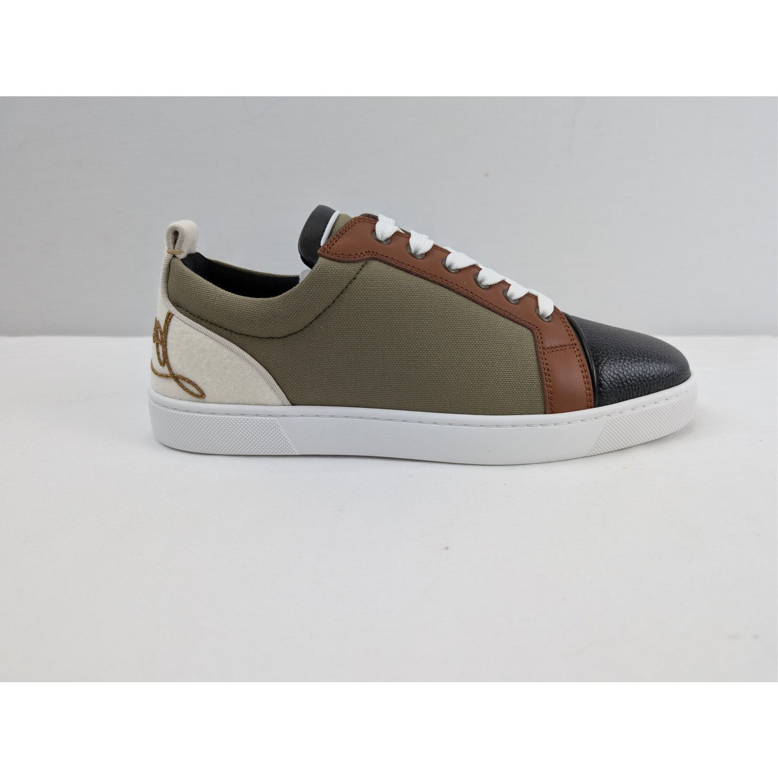 Christian Louboutin o1rshd1 Fun Louis Junior Flat Sneakers in Multicolor Size US 10 / EU 43 - 4 Thumbnail