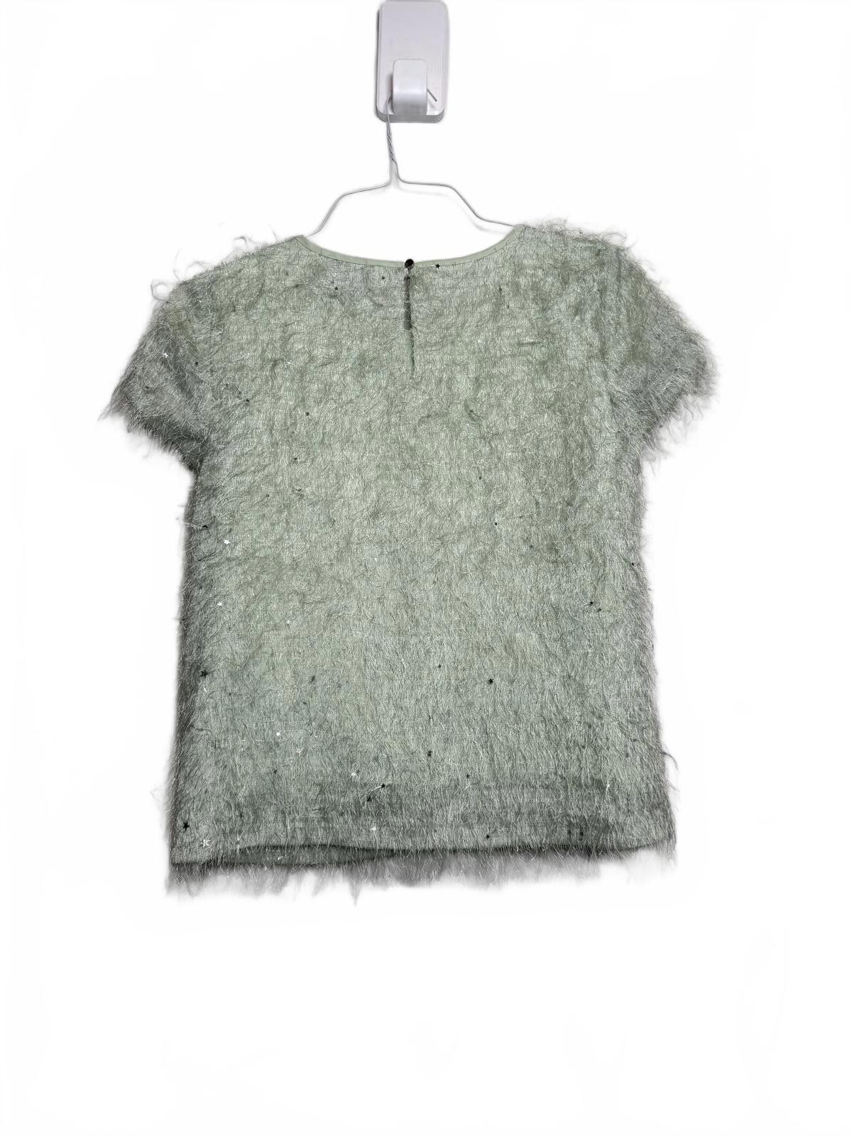 Ann Taylor Ann Taylor Fluffy Furry Green Top Size S / US 4 / IT 40 - 2 Thumbnail