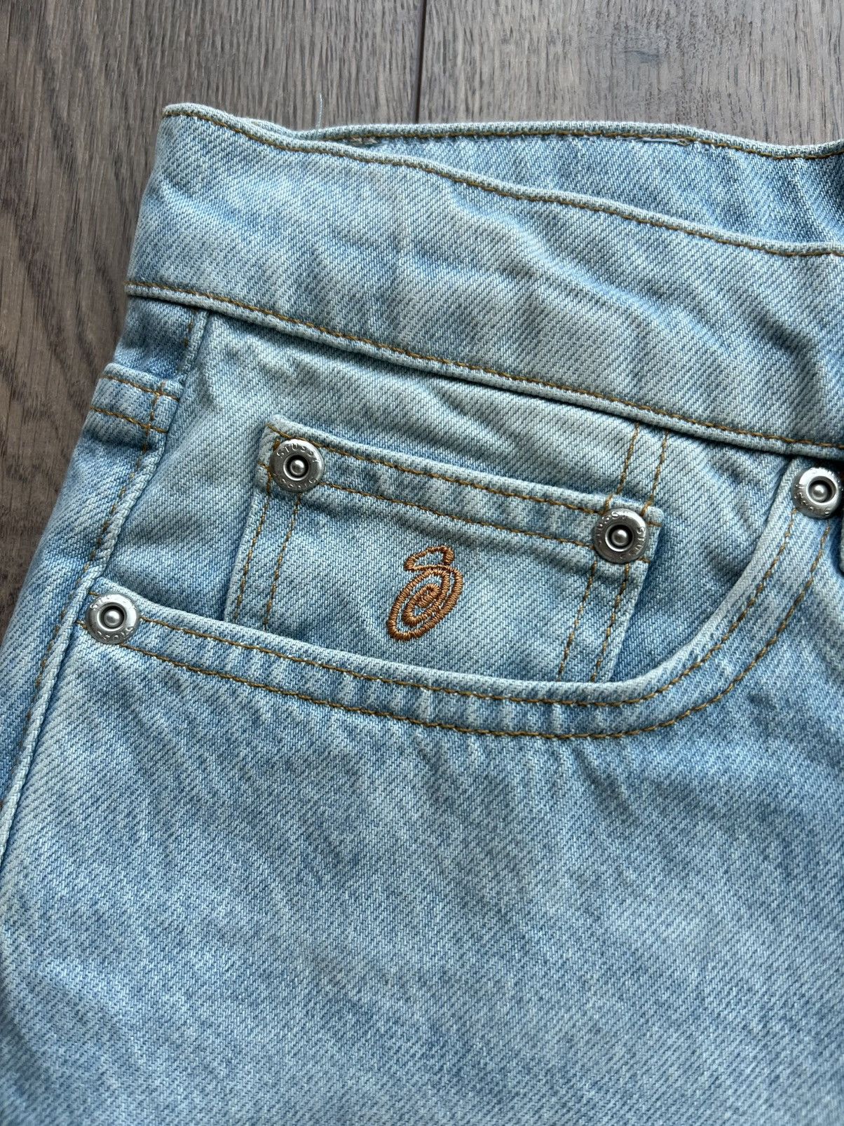 Stussy Stussy New Classic Denim Jean Light Blue 30 Size US 30 / EU 46 - 3 Thumbnail