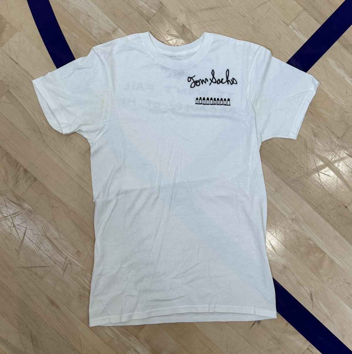 Tom Sachs SIGNED Tom Sachs 10 Bullets T-shirt Size US S / EU 44-46 / 1 - 1 Thumbnail