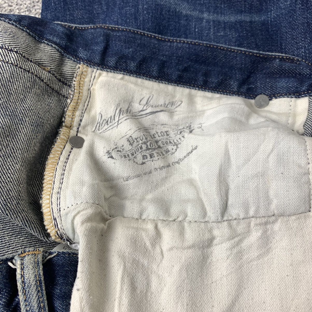Ralph Lauren × Vintage Ralph Lauren Slim Boyfriend Denim Jeans Size US 35 - 14 Thumbnail