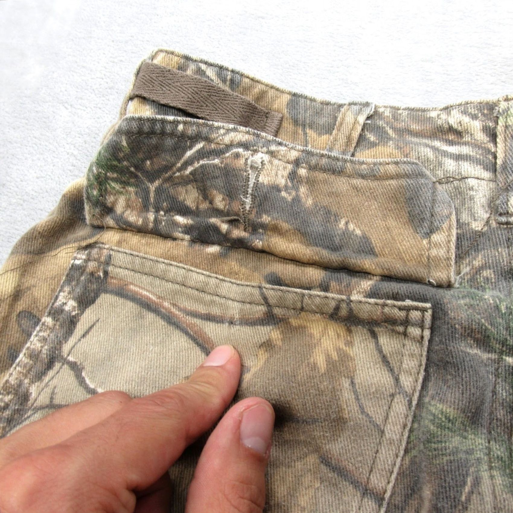 Vintage Cabelas Pants Mens 30x31 Green Realtree Camo Adjustable Waist Hunting Cargo Size US 30 / EU 46 - 7 Thumbnail