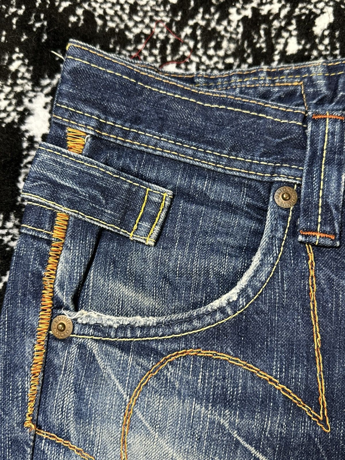 Hysteric Glamour Flare Edwin Blue Trip 503 Washed Denim Size US 28 / EU 44 - 5 Thumbnail