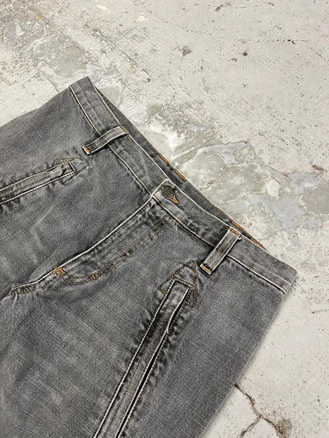 Dolce & Gabbana AW2003 Dolce & Gabbana Grey Anatomic Zip Bondage Denim Jeans Size US 32 / EU 48 - 7 Thumbnail