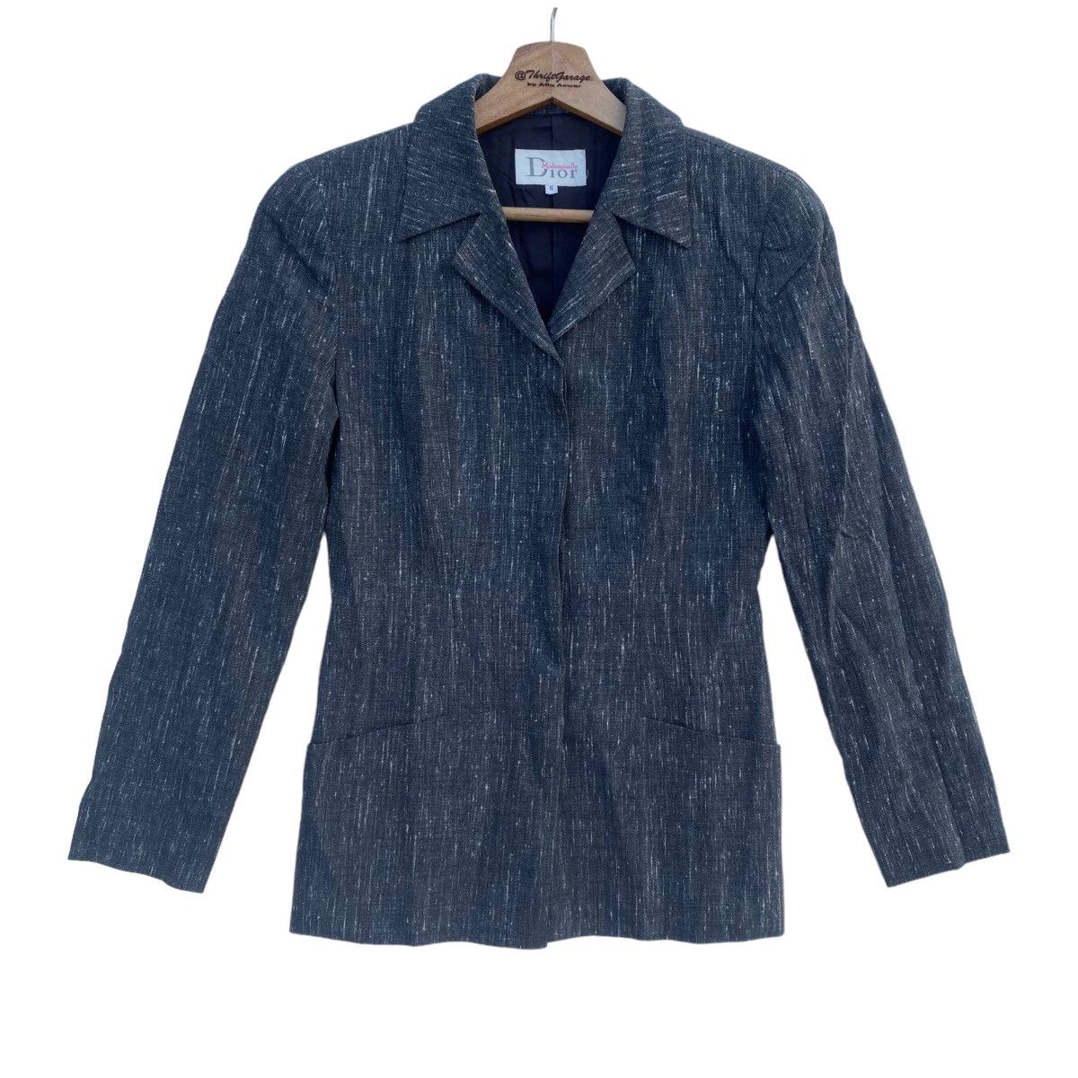Christian Dior Monsieur × Dior Vintage Christian Dior Mademoiselle Hickory Slim Blazer/Coat Size S / US 4 / IT 40 - 1 Thumbnail