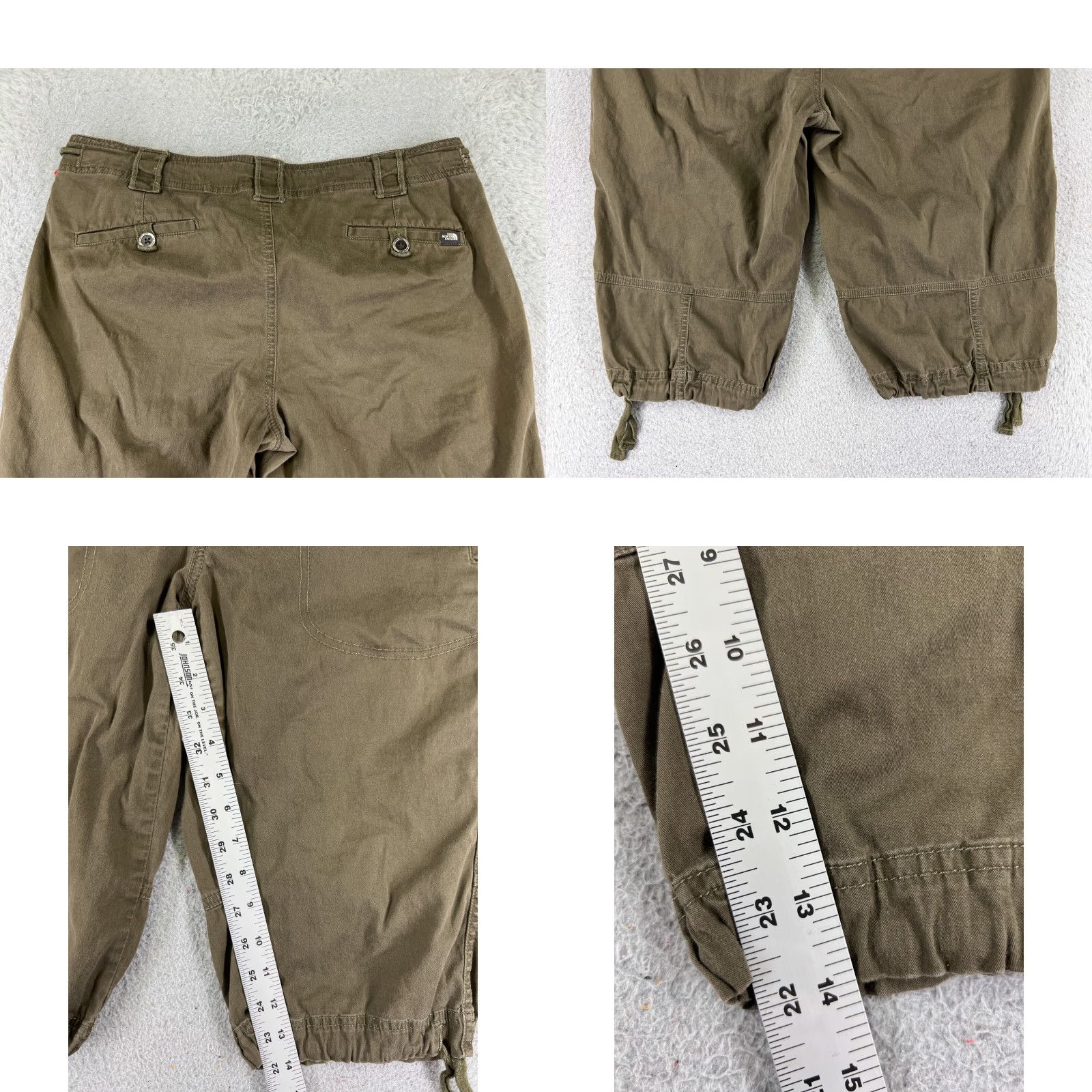 The North Face The North Face Shorts Womens 10 Green Capri Short Cotton Hiking Camping 32x14 Vintage: No Size 32" / US 10 / IT 46 - 8 Thumbnail
