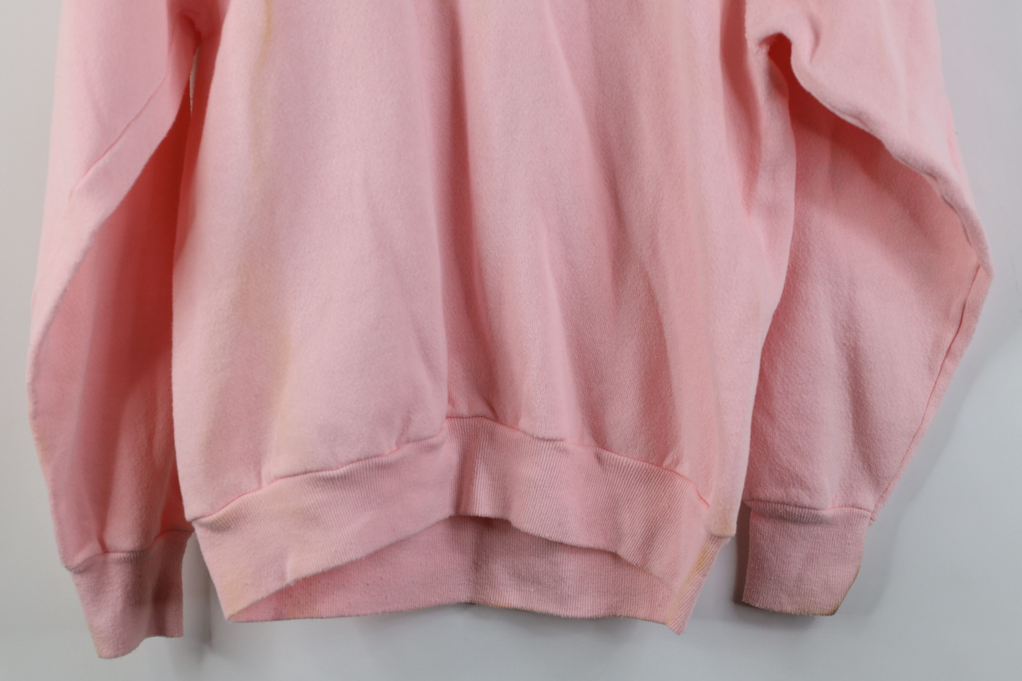 Vintage Vintage 80s 90s Streetwear Blank Crewneck Sweatshirt Pink Size S / US 4 / IT 40 - 16 Thumbnail