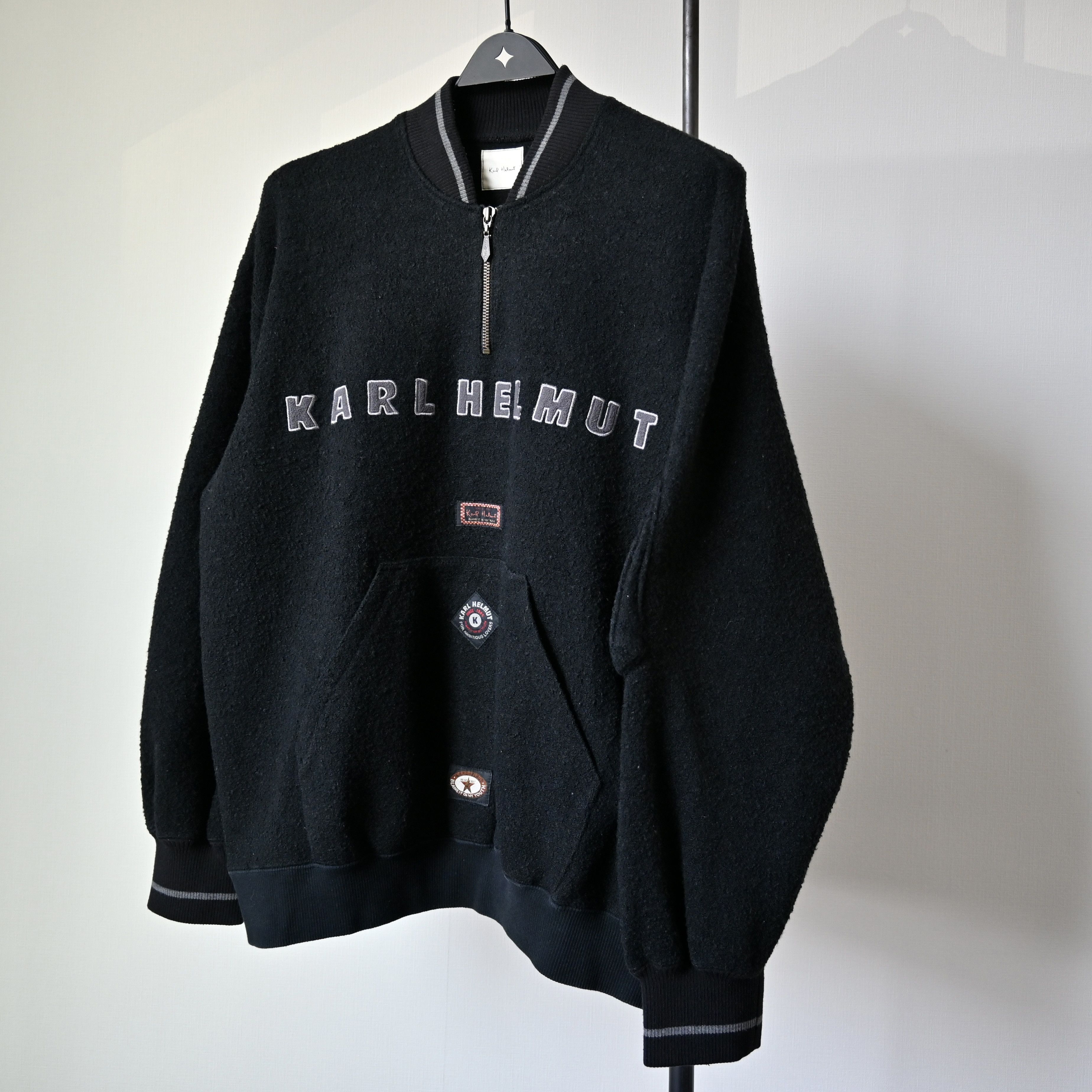Karl Helmut VTG Karl Helmt pile shell pullover bomber jkt, made in Japan Size US M / EU 48-50 / 2 - 17 Thumbnail