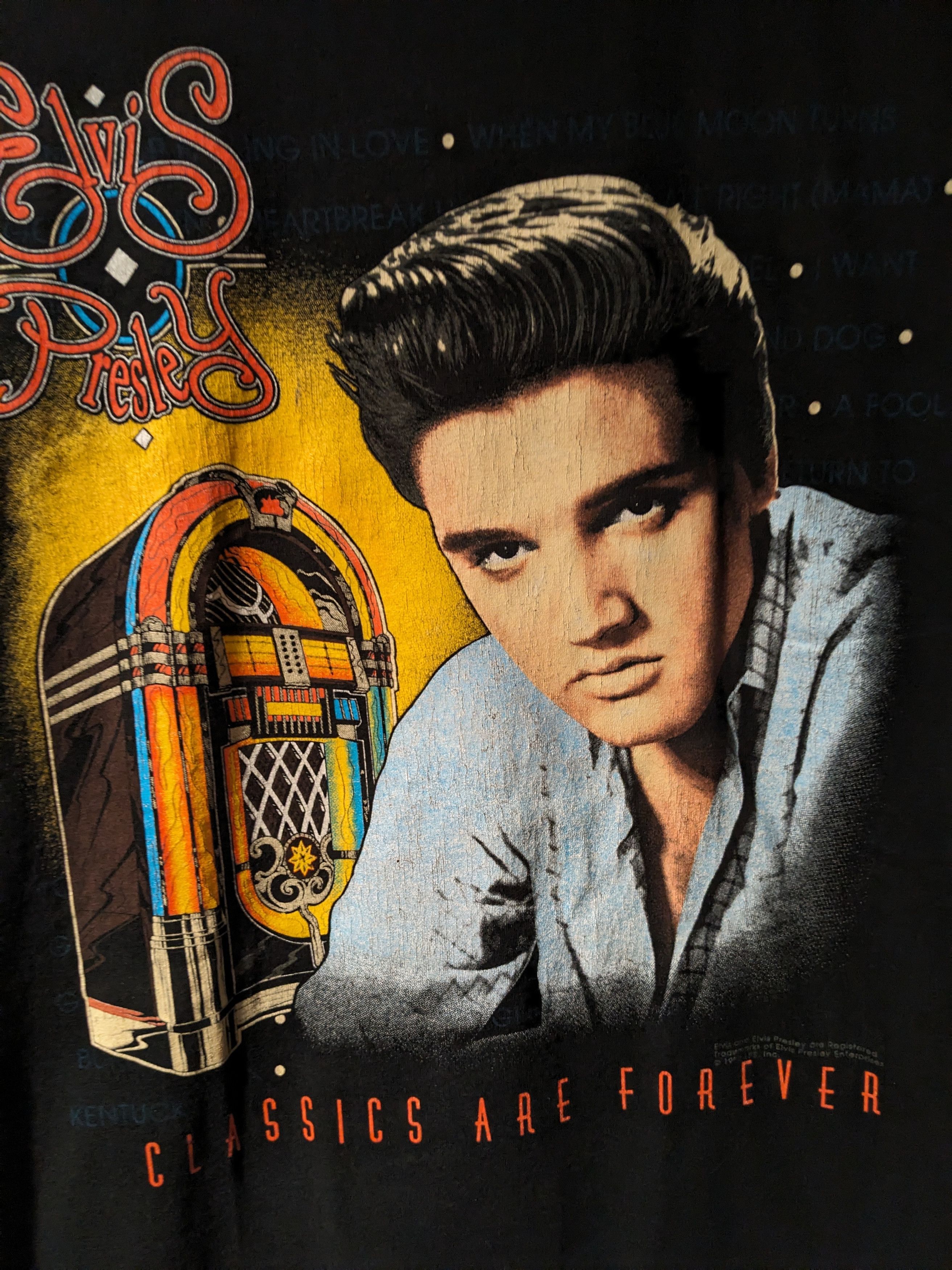 Band Tees × Vintage Vintage 1992 Elvis Classics Are Forever Music Large T-Shirt Size US L / EU 52-54 / 3 - 2 Thumbnail