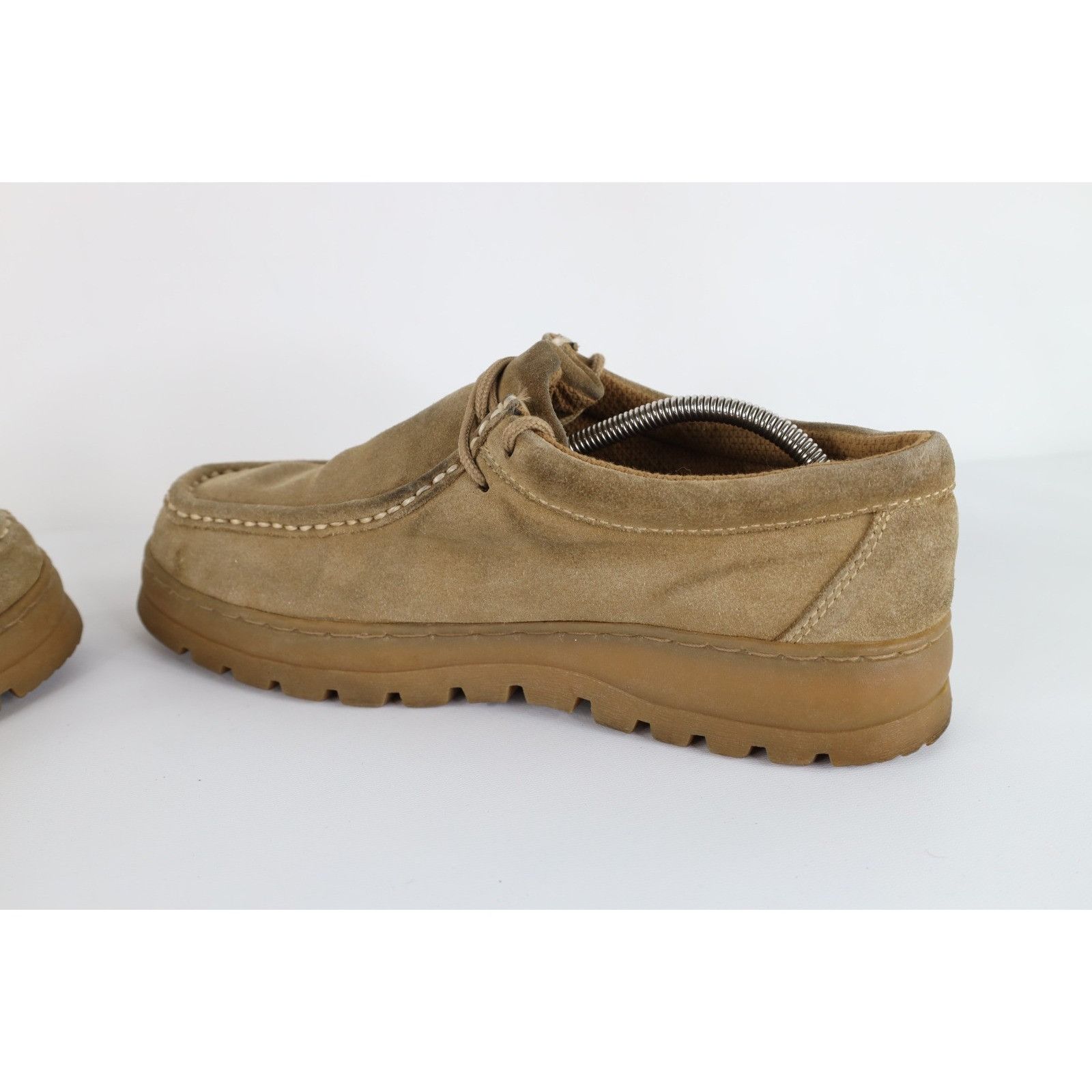 Vintage Vintage 90s Streetwear Chunky Platform Suede Leather Shoes Size US 11 / EU 44 - 6 Thumbnail