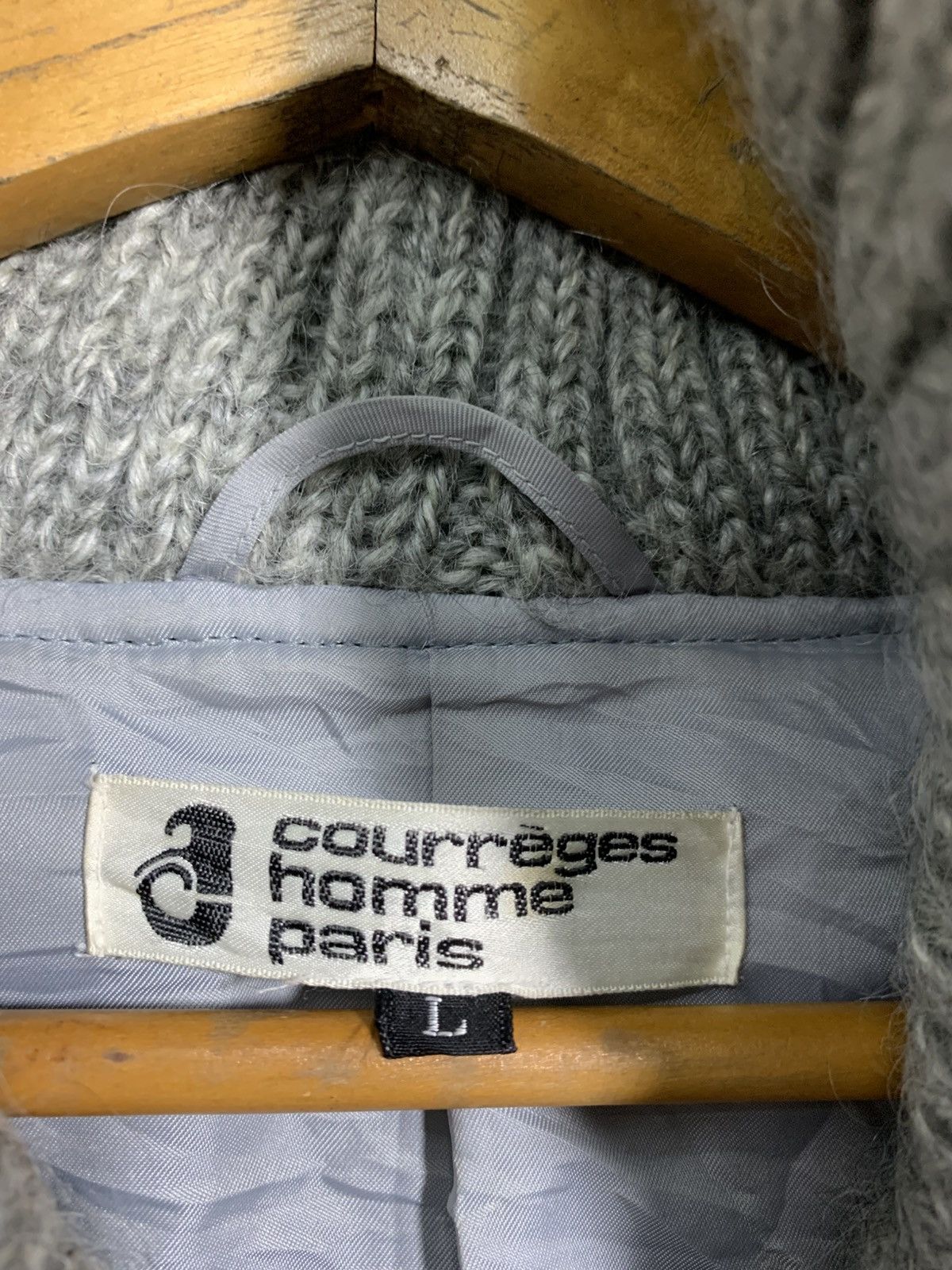 Courreges 🔥VTG 80s COURREGES WOOL BOMBER JACKETS Size US M / EU 48-50 / 2 - 8 Thumbnail