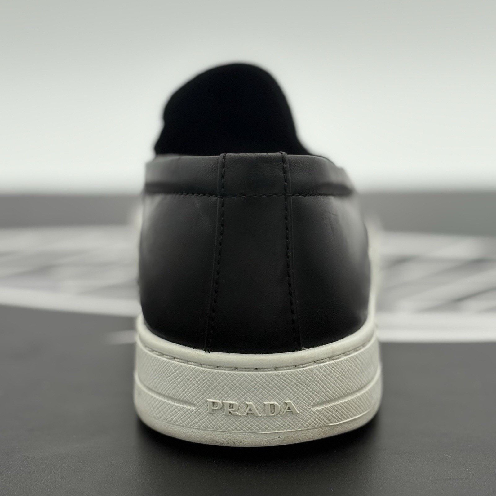 Prada Prada Suede Loafer ' Navy ' | GOOD CONDITION! Size US 7.5 / EU 40-41 - 3 Thumbnail