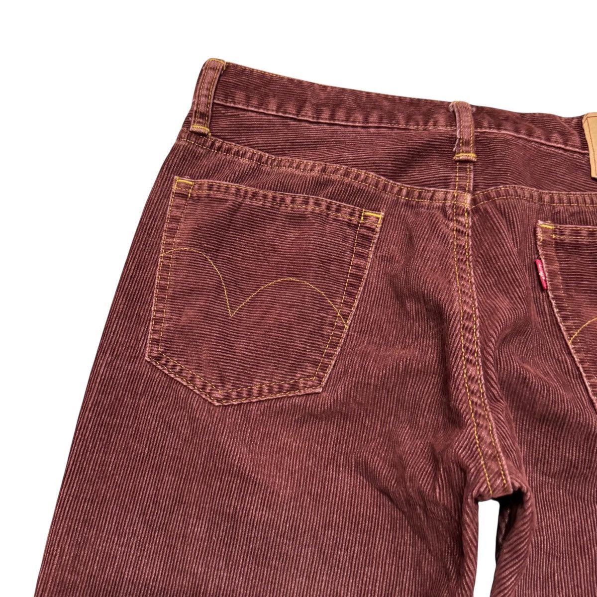 Hysteric Glamour Hysteric Glamour Corduroy Maroon Jeans Size 29" - 10 Thumbnail