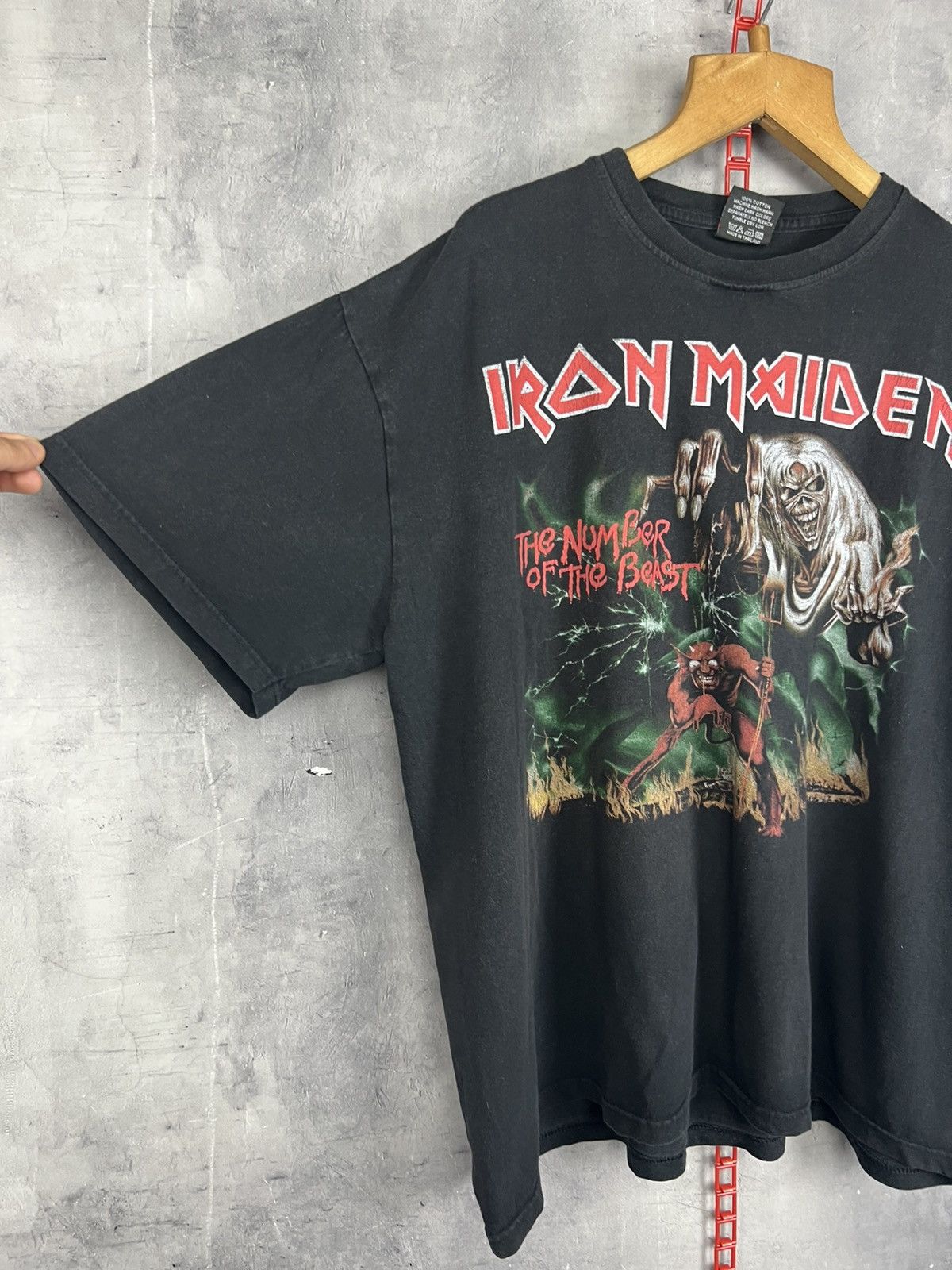 Iron Maiden Iron Maiden The Number Of The Beast Vintage T Shirt XL Size US XL / EU 56 / 4 - 6 Thumbnail