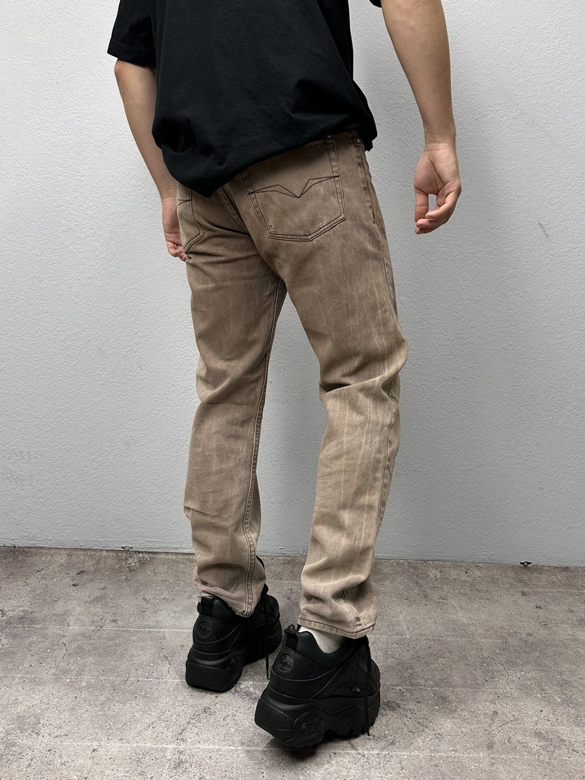 Versace Medusa Versace Original Fit Brown Jeans Style Vintage Pants Size US 31 - 1 Thumbnail
