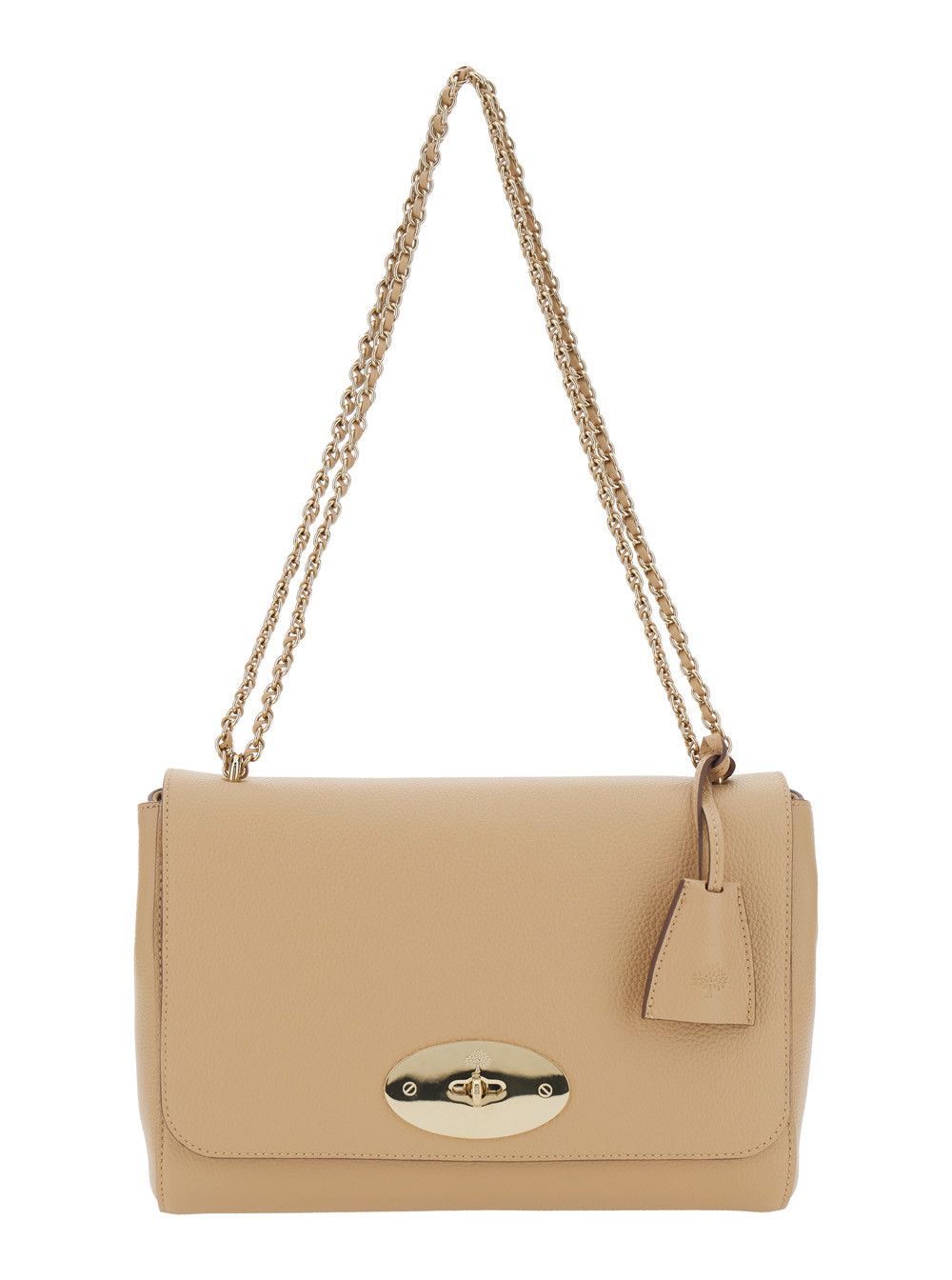 Mulberry Beige Leather Women's Medium Lily Small Class Grain Shoulder Bag Size ONE SIZE - 1 Thumbnail