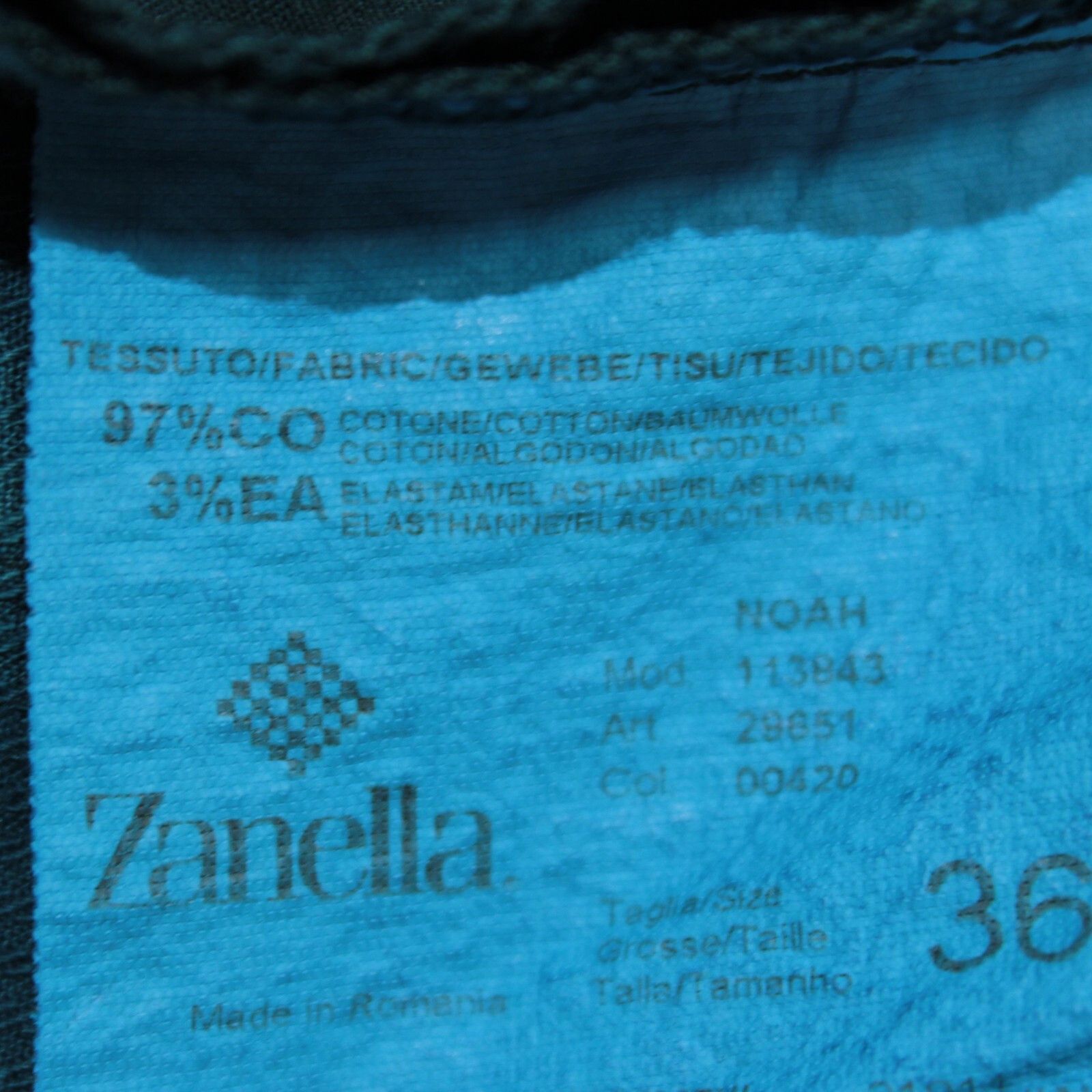 Zanella Zanella New with tags Chino Size 36 US In Blue Size US 36 / EU 52 - 4 Thumbnail