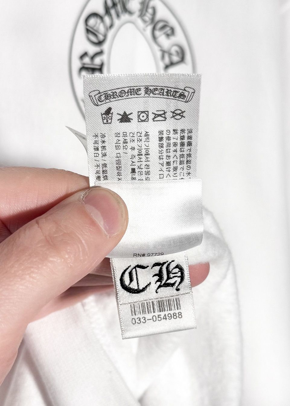Chrome Hearts Chrome Hearts White Floral Horseshoe Logo Print Sweatshirt Size US XXL / EU 58 / 5 - 11 Thumbnail