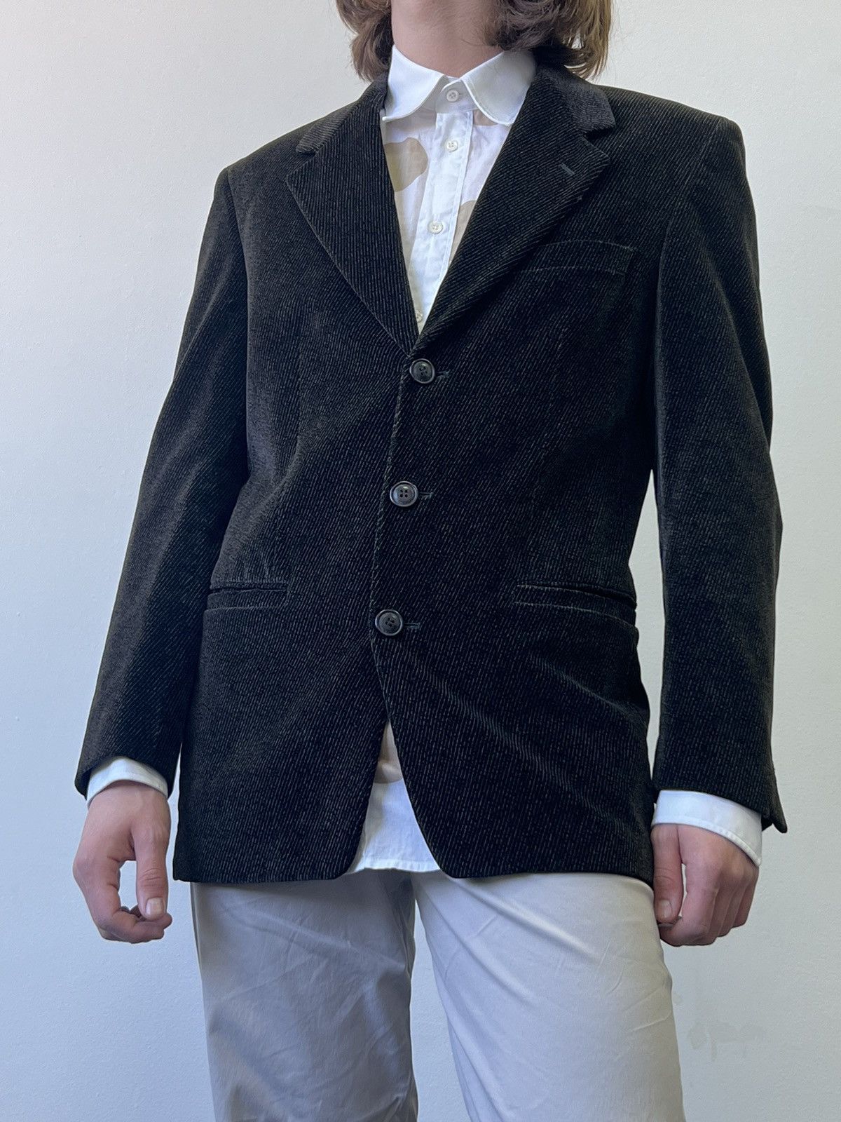 Versace Velvet VERSACE Blazer Jacket Size US M / EU 48-50 / 2 - 1 Thumbnail