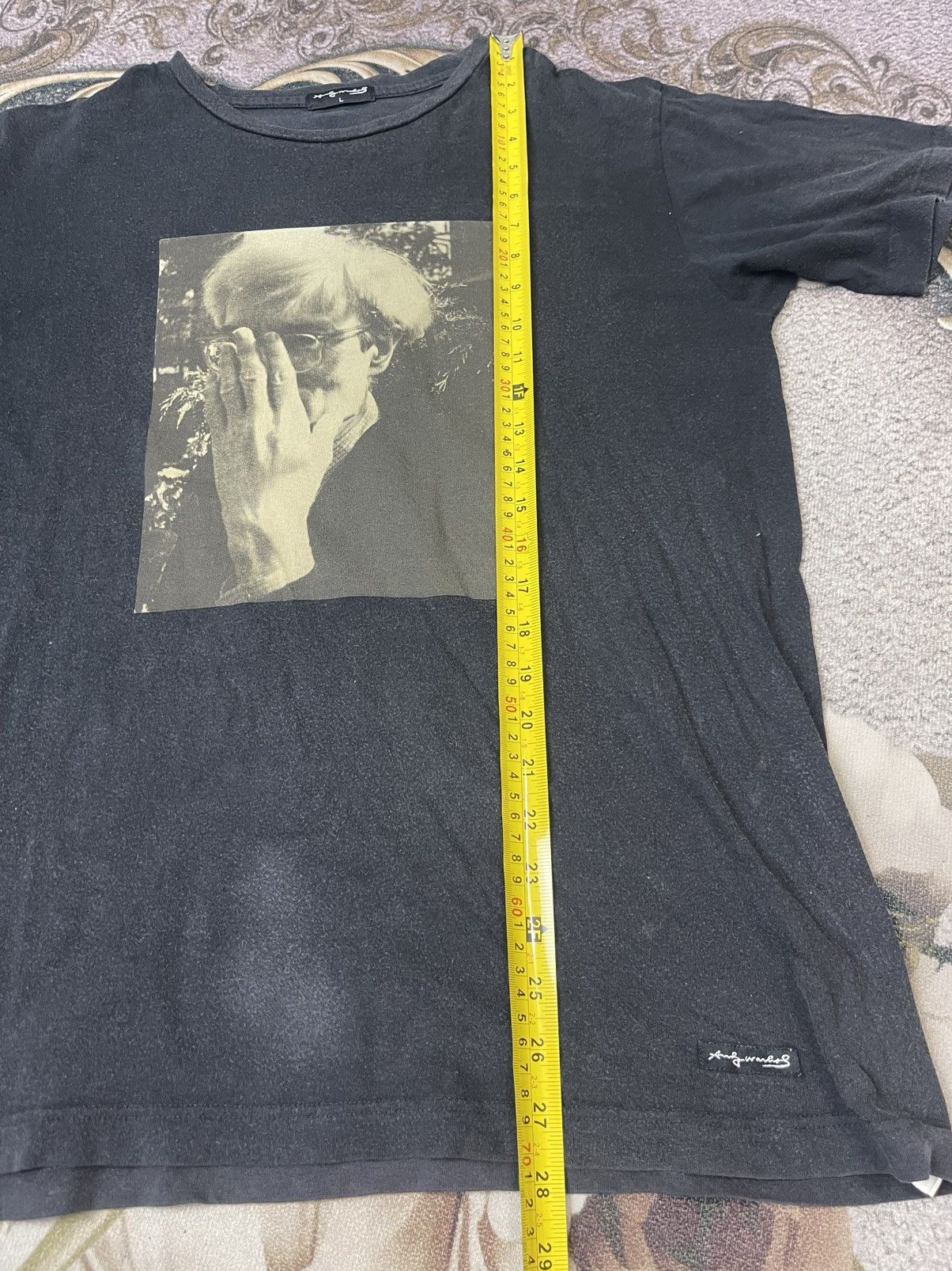 Andy Warhol × Uniqlo Vintage Andy Warhol Big Logo Tshirt Streetwear Size US L / EU 52-54 / 3 - 7 Thumbnail