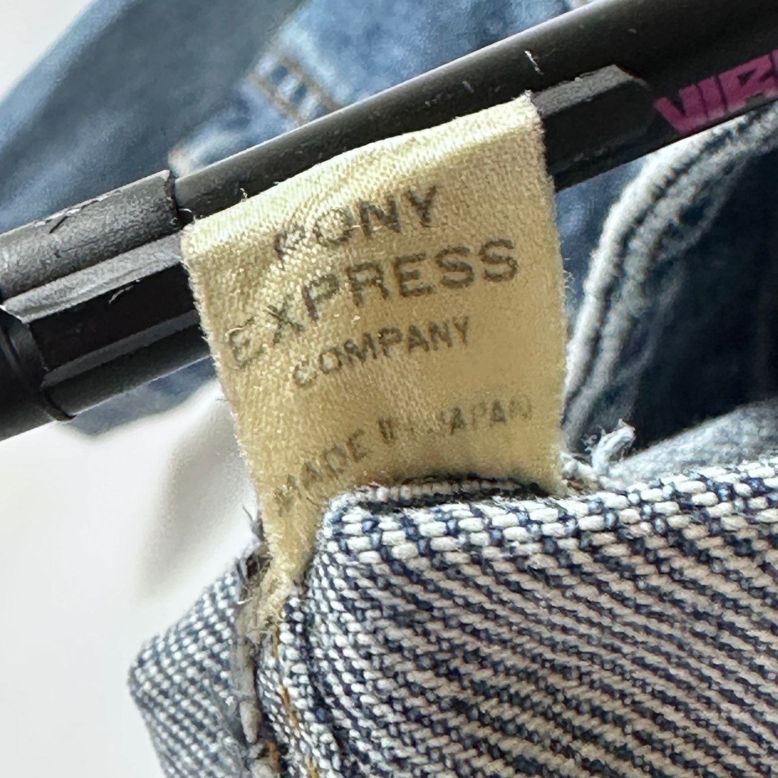 Japanese Brand Pony Express French Blue Cropped Denim Jacket Size S / US 4 / IT 40 - 9 Thumbnail