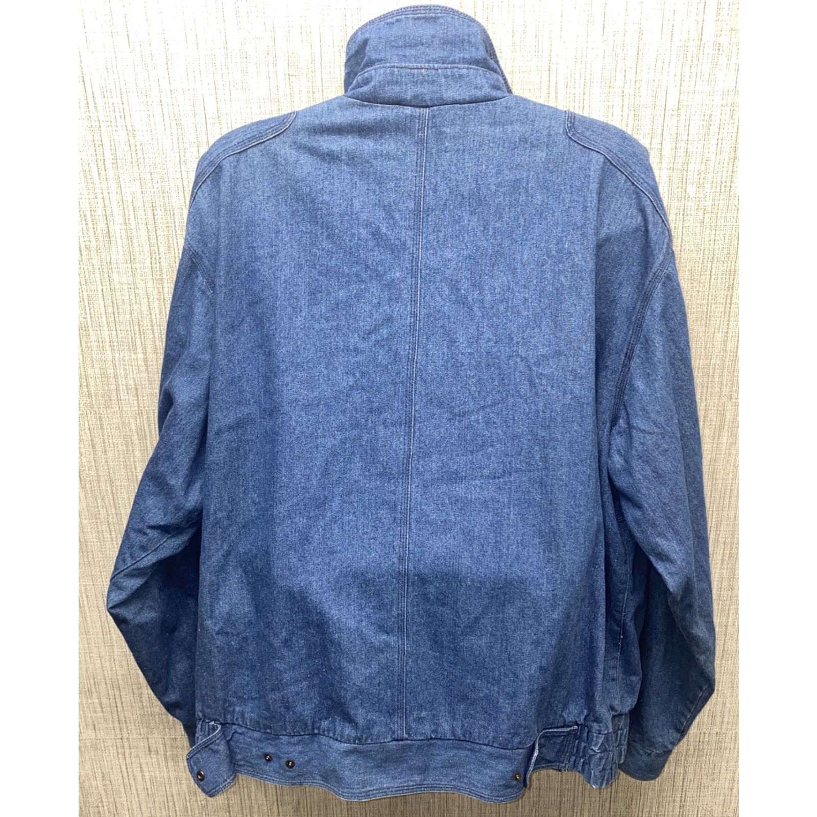 Members Only Members Only Express Mens Denim Jacket Blue Cotton Full Zip 2XT Big & Tall Jean Jacket Casual Men Size US XXL / EU 58 / 5 - 5 Thumbnail